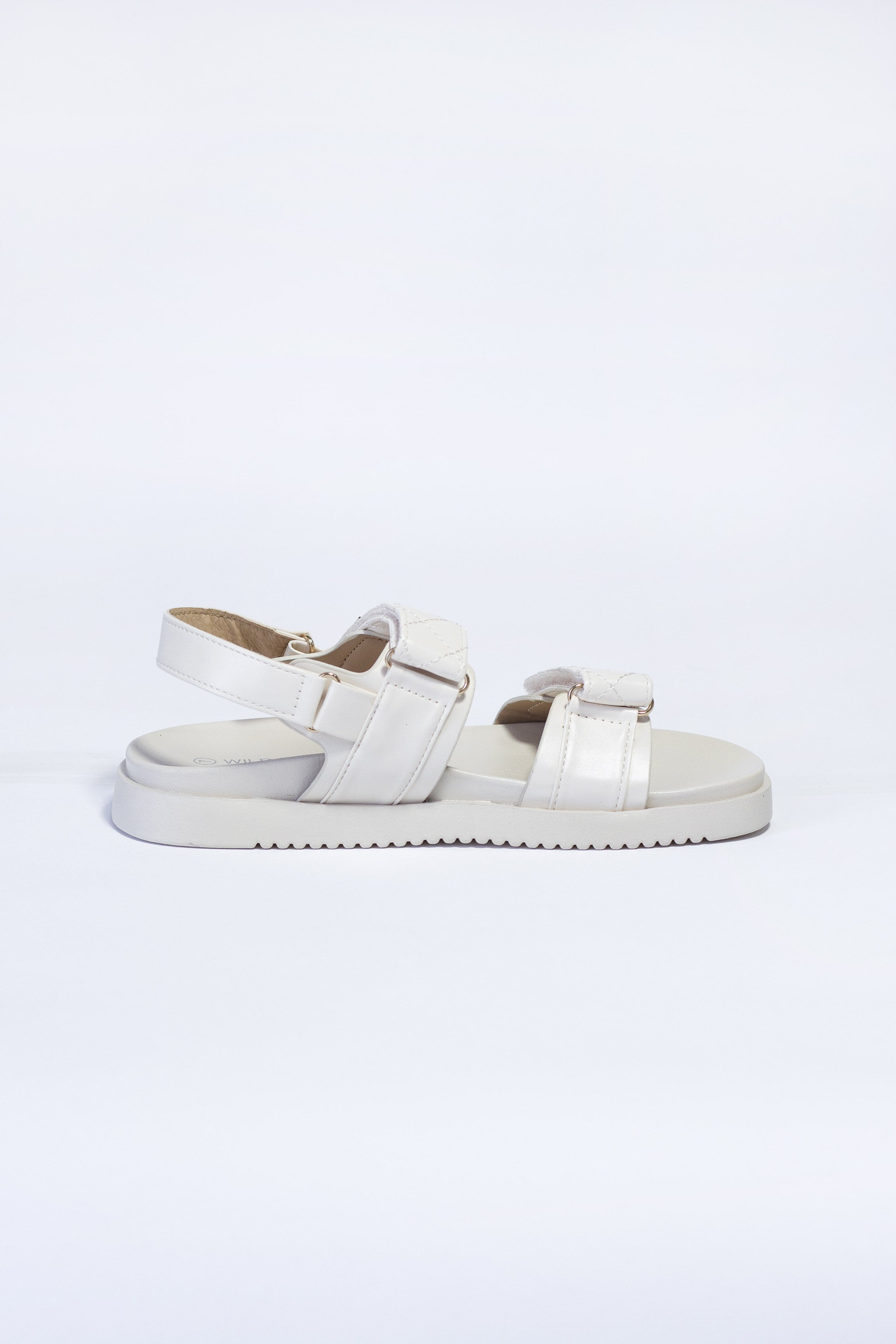 Sandalia Capitonada Color Bone