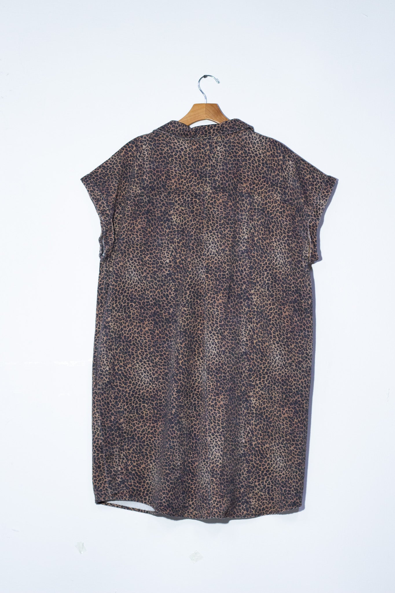 Vestido camisero animal print