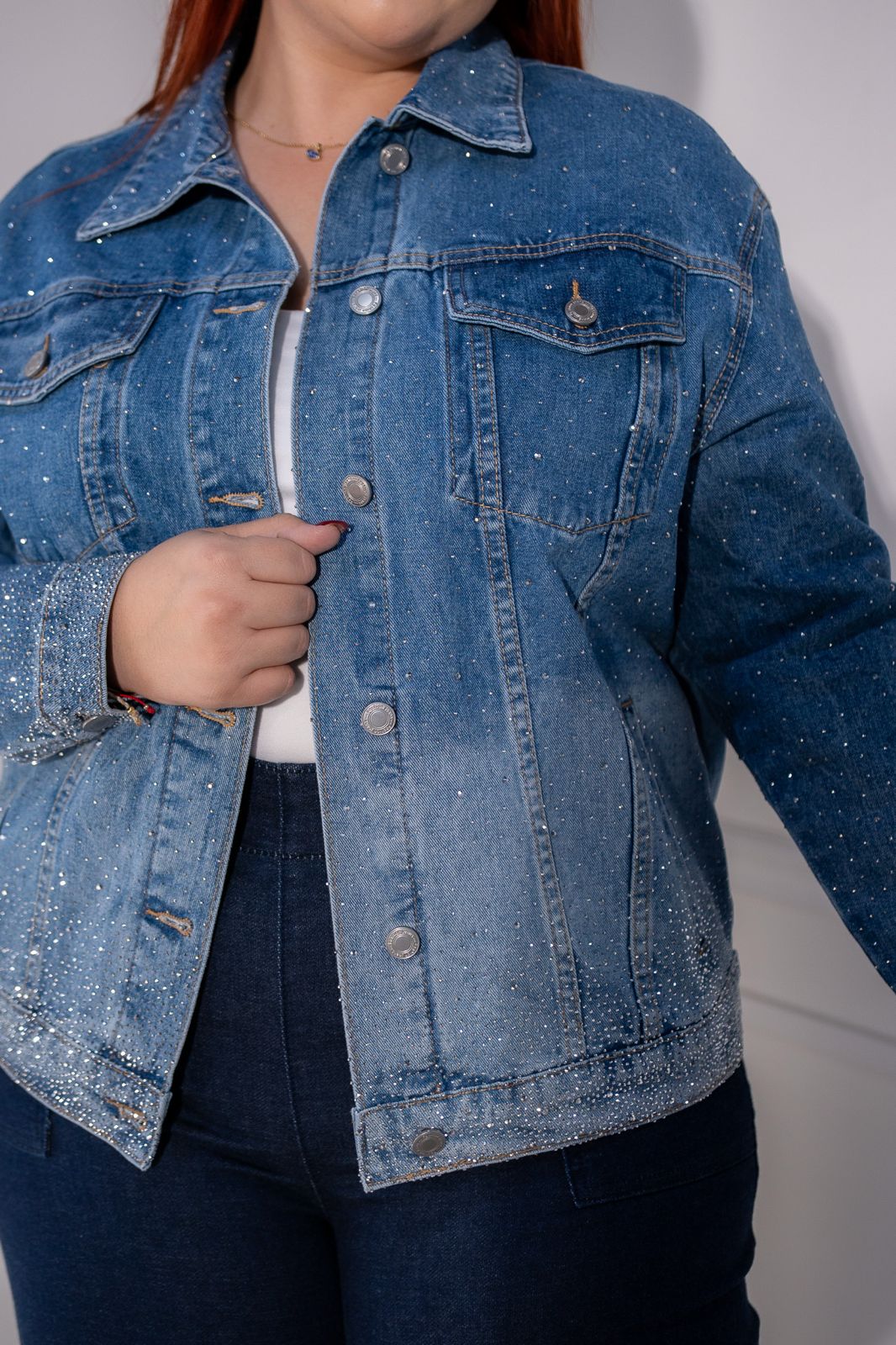 Chamarra blim blim denim