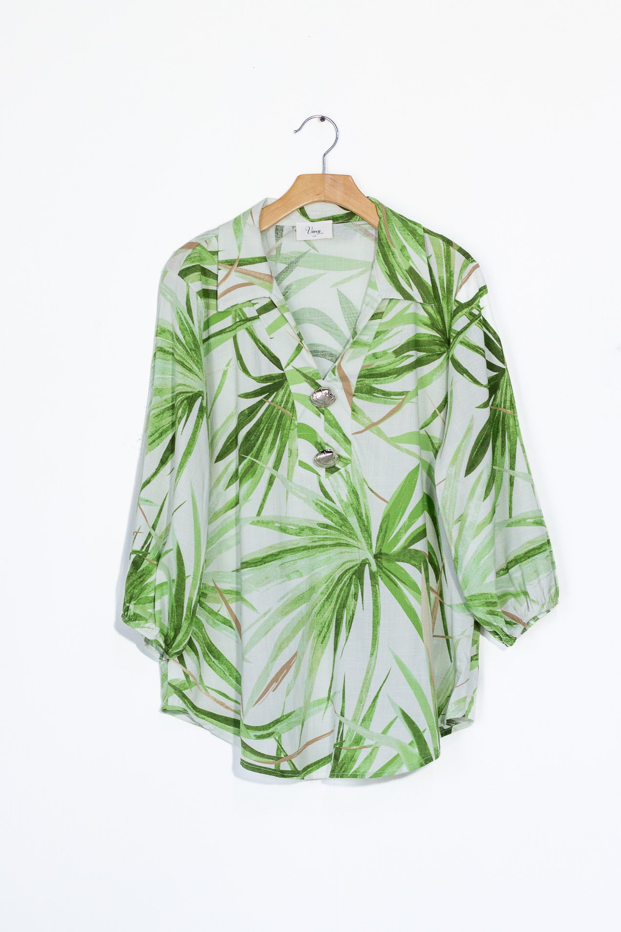 Blusa estampada b/concha