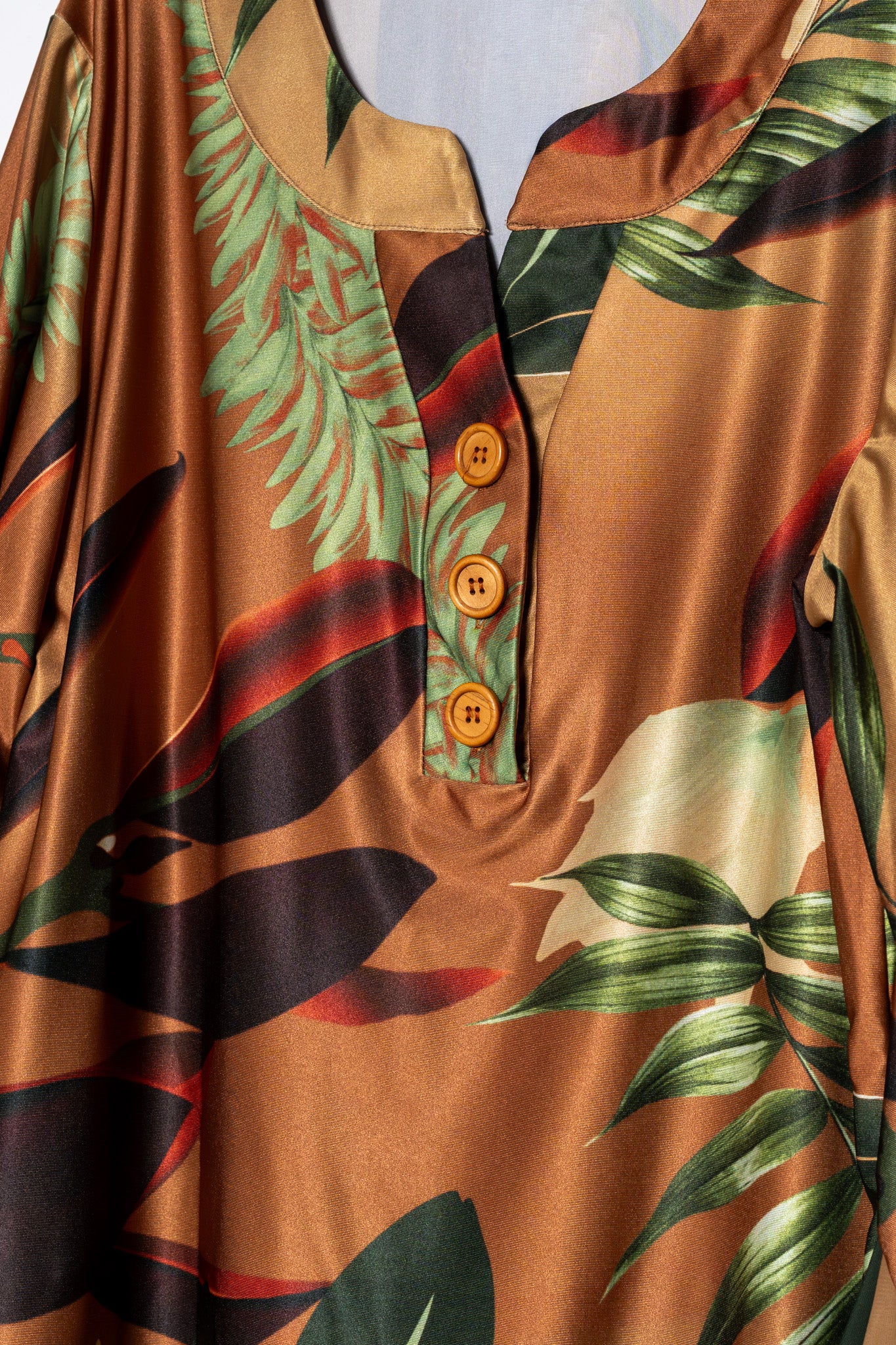 Blusa manga campana estampada