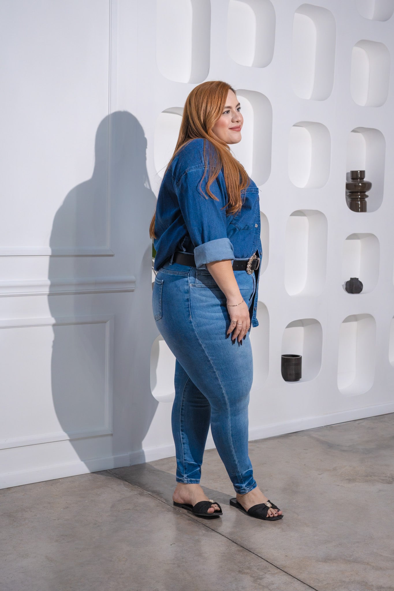 Camisa oversized denim