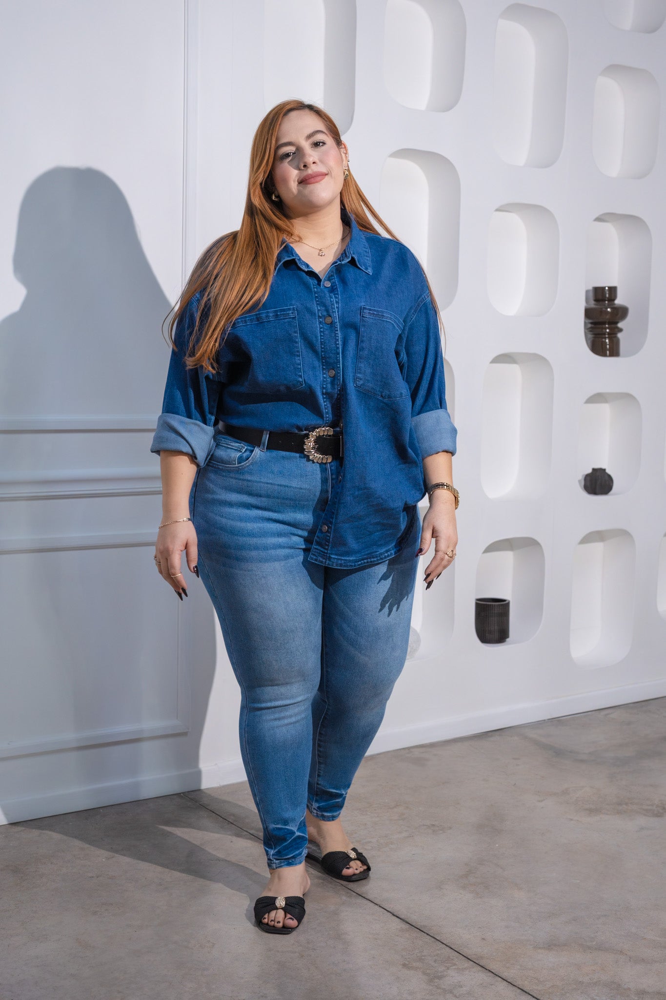 Camisa oversized denim