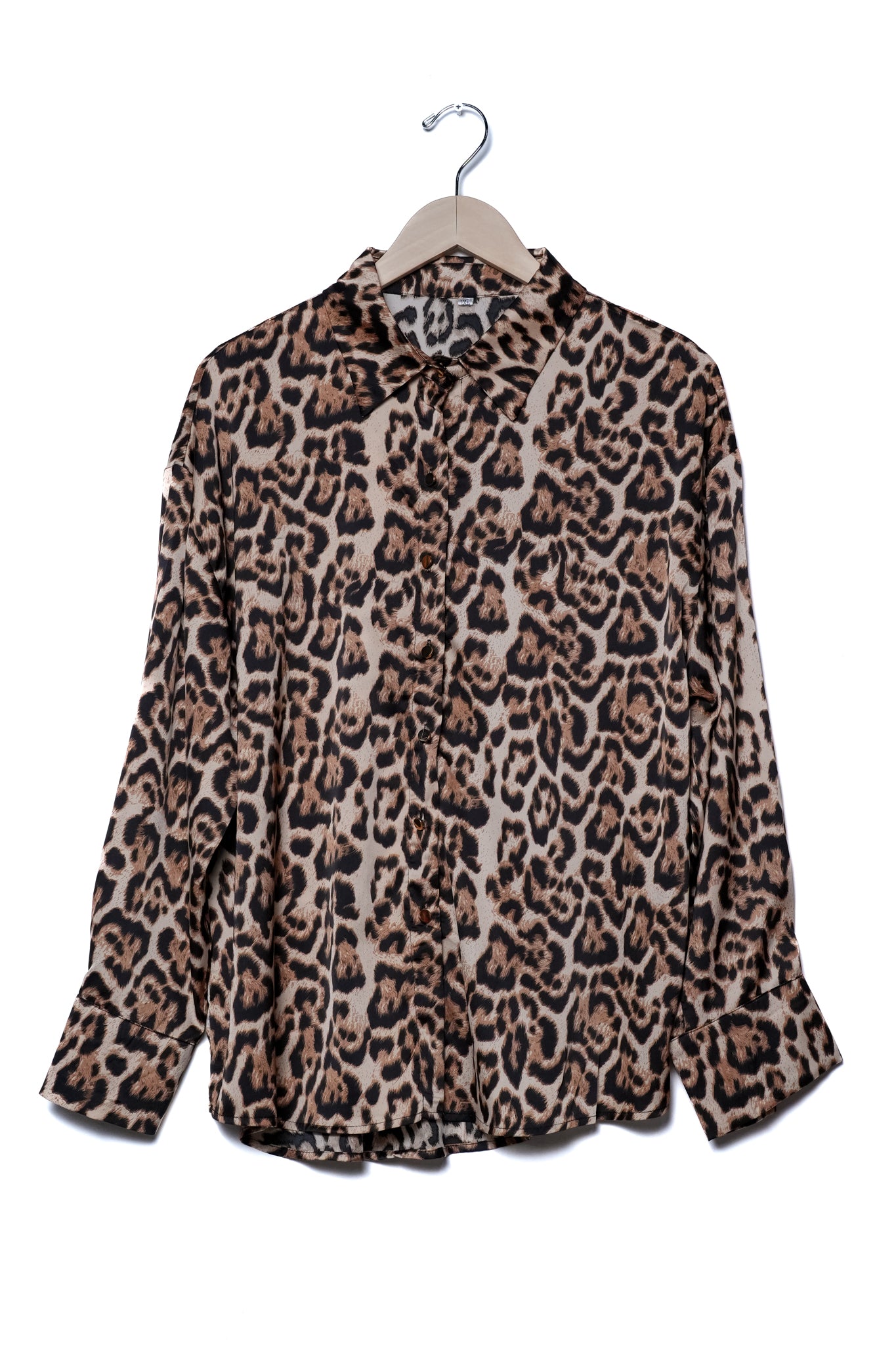 Camisa satin animal print