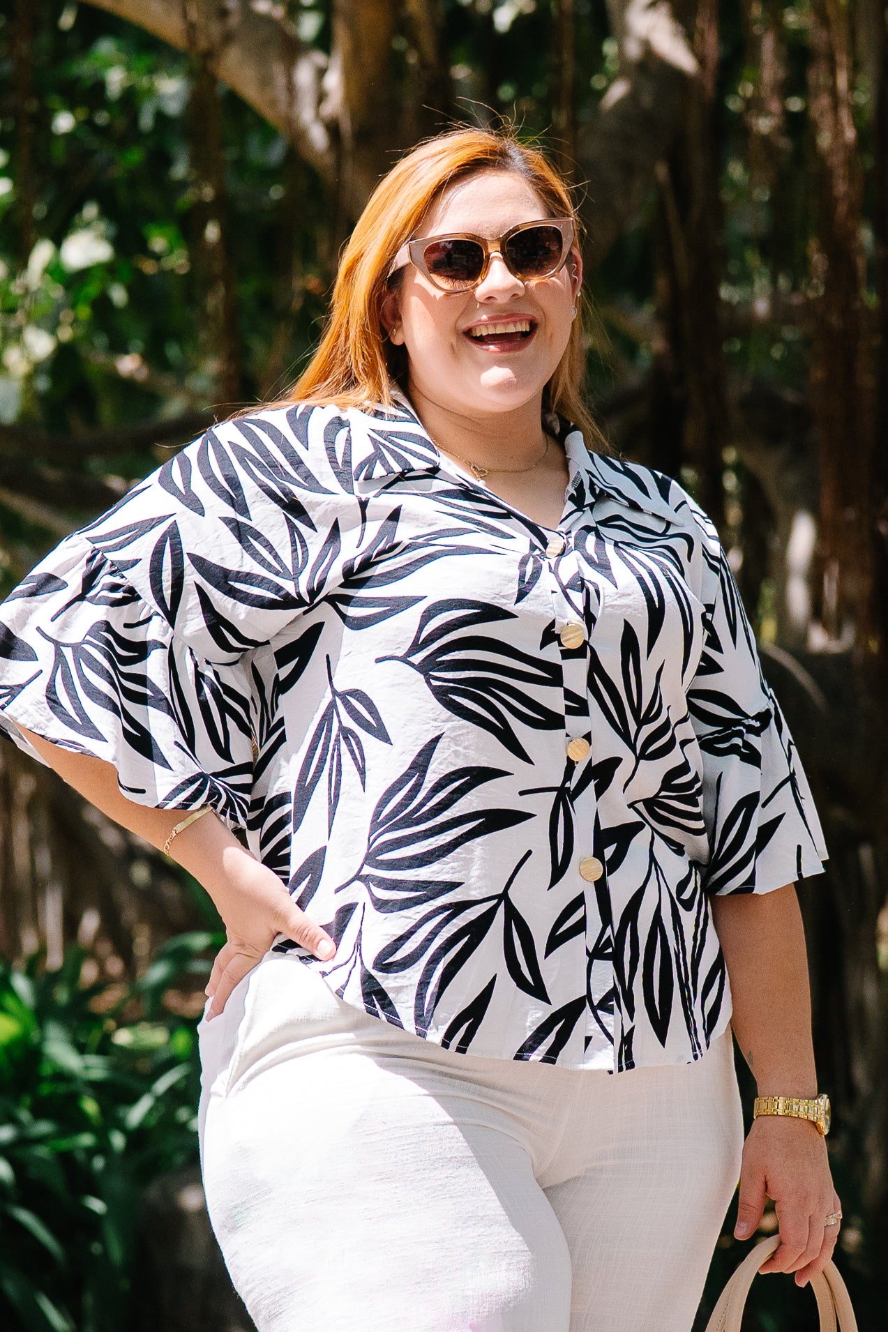Camisa Print Flores