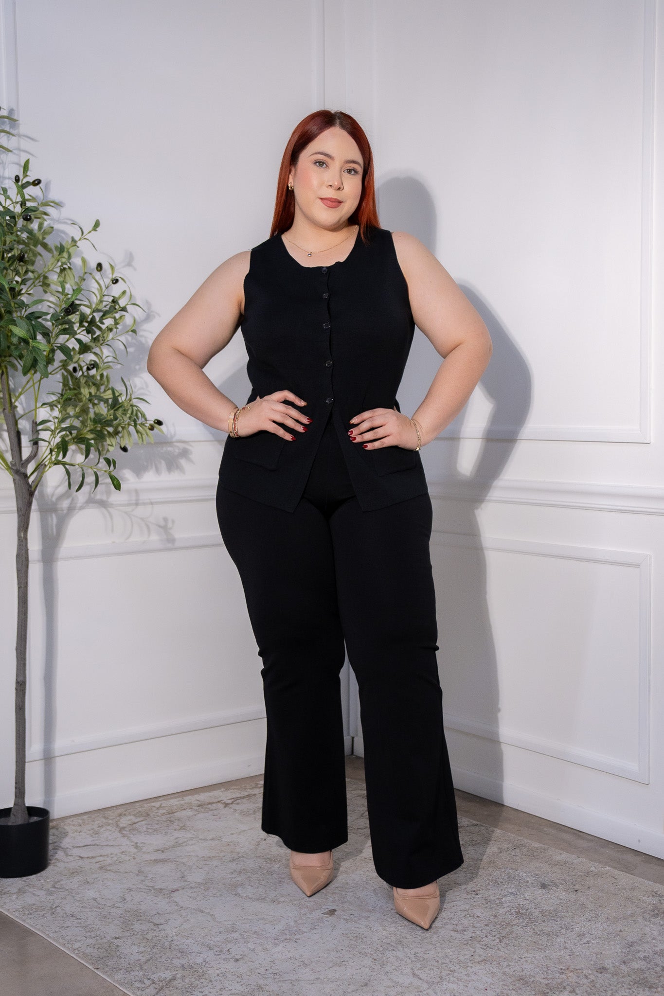 leggin campana liso neg