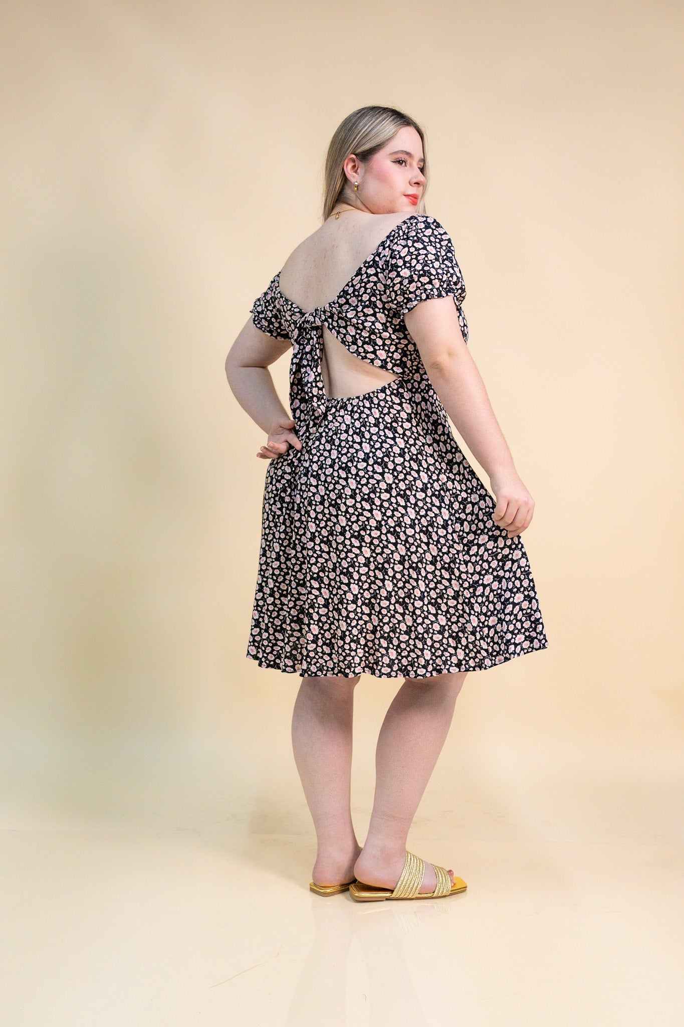 Vestido estampado floral