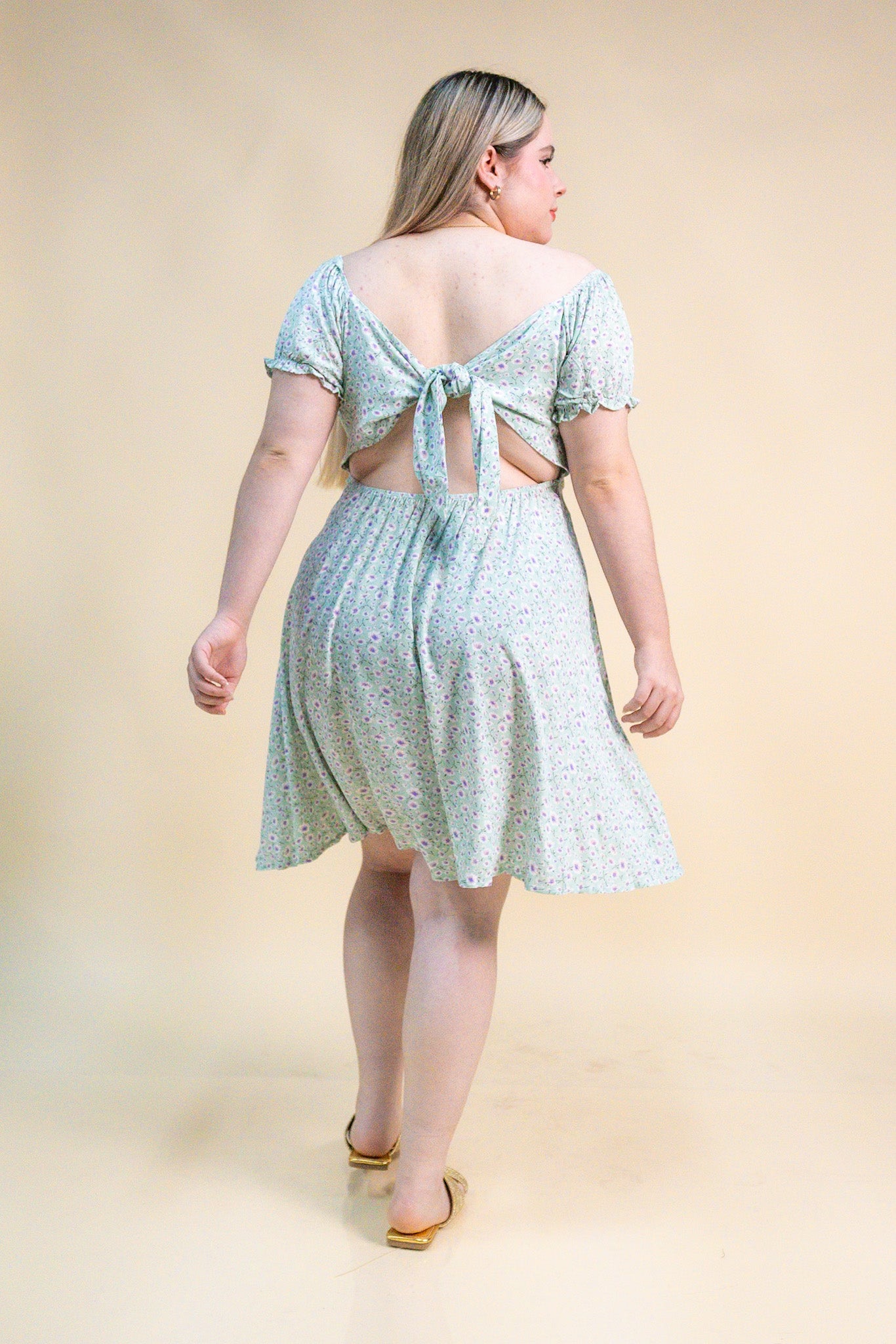 Vestido estampado floral