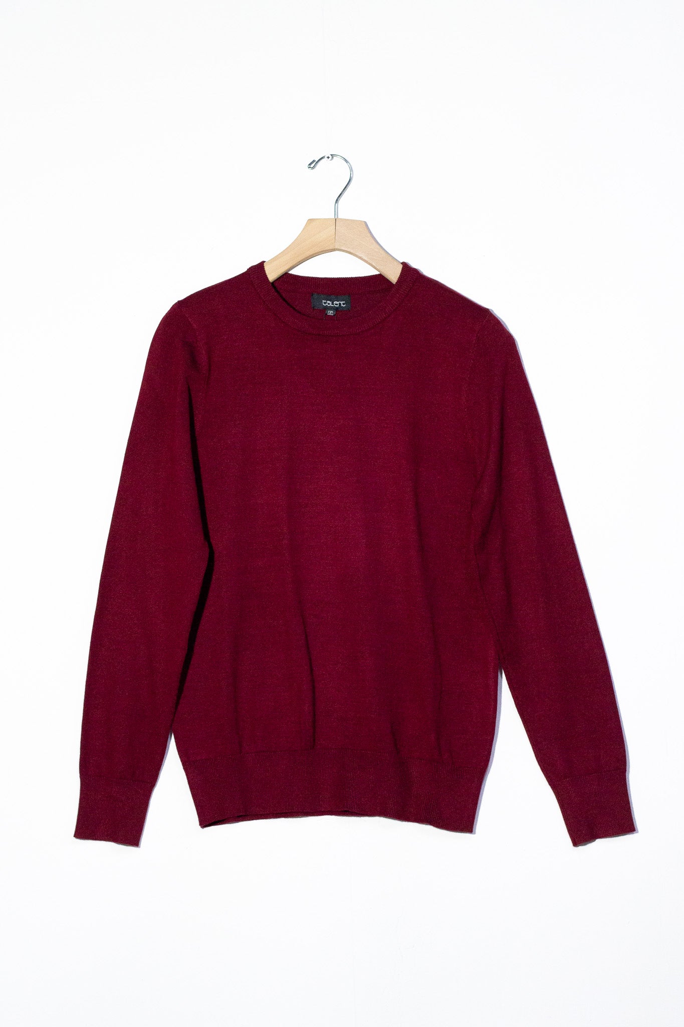 Blusa basica acanalada lisa tinta