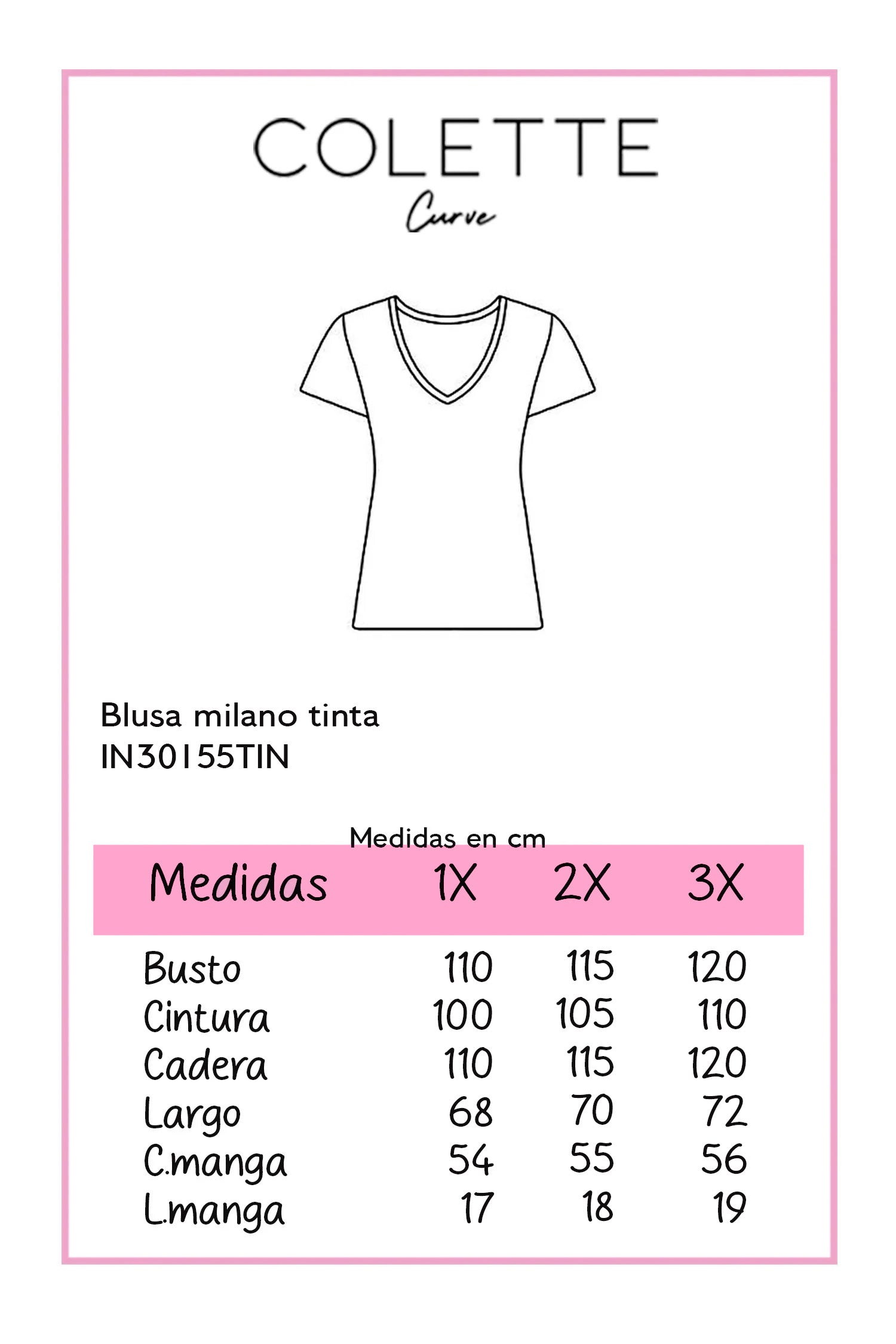Playera milano tinta