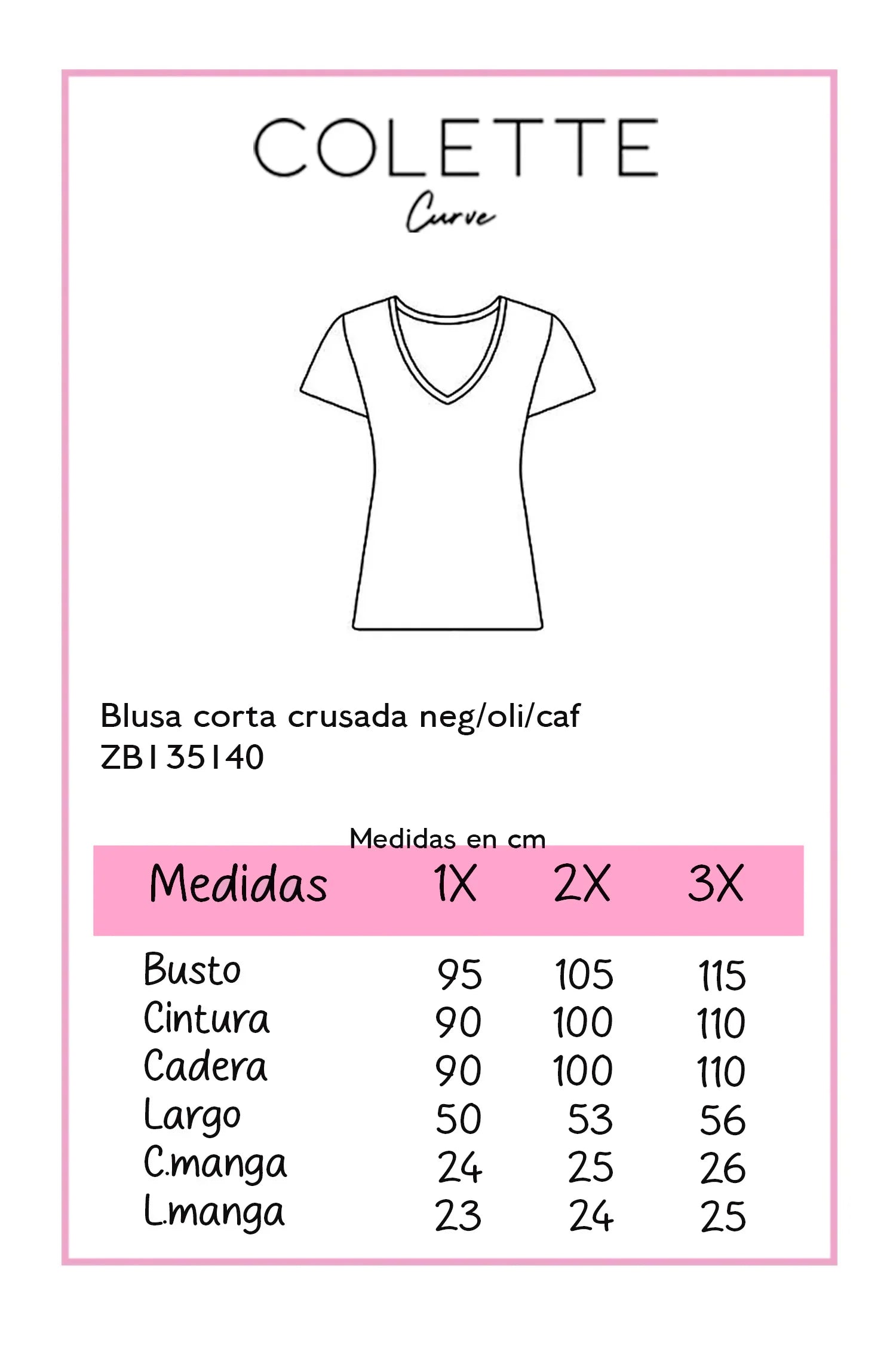 blusa corta cruzada CAFE