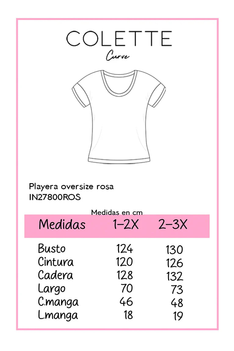 Playera oversize