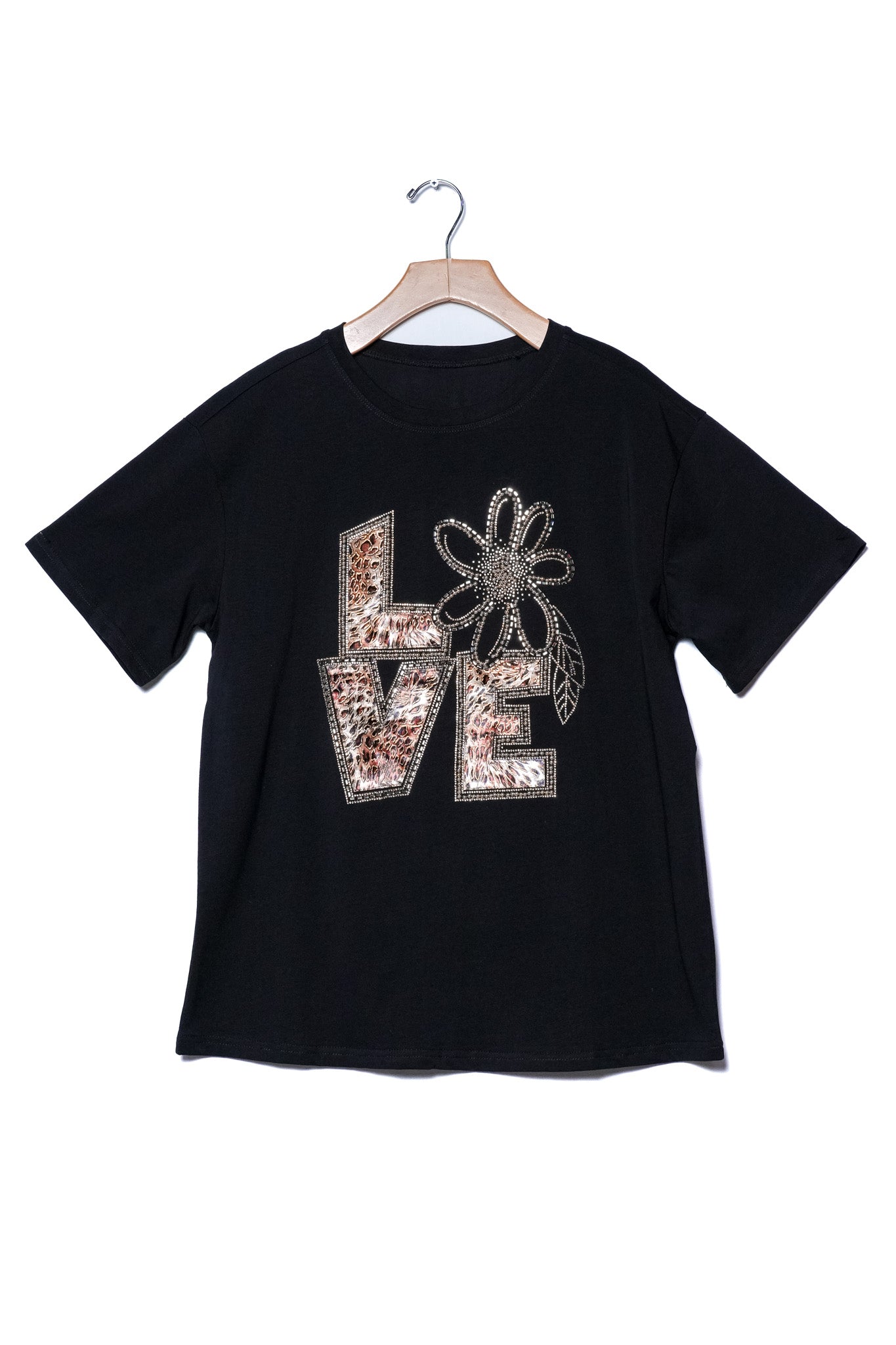 Playera love animal print