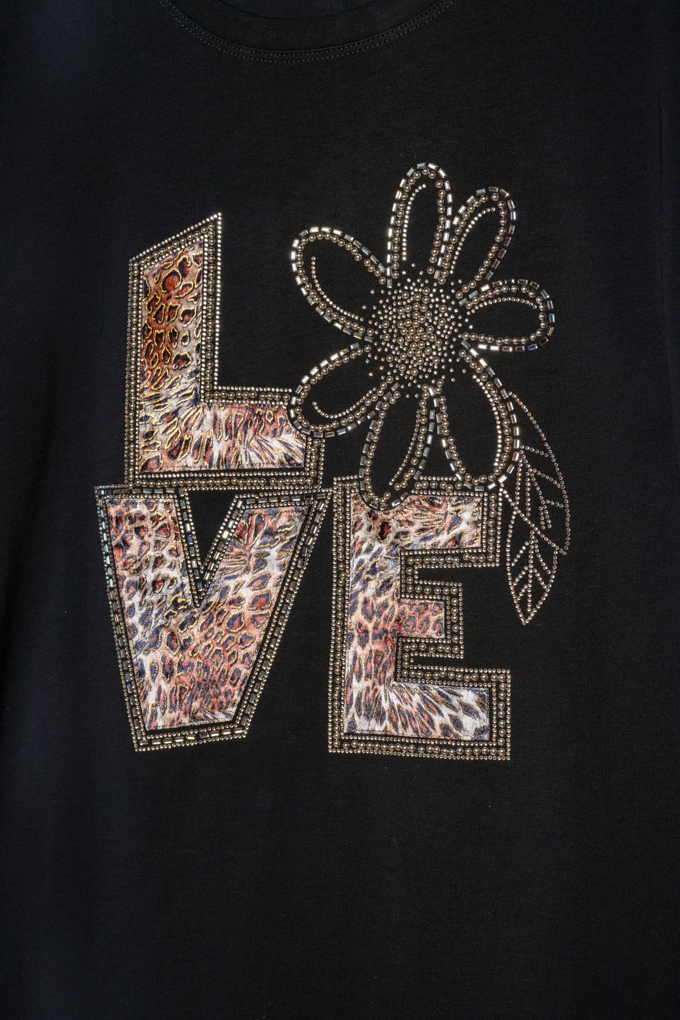 Playera love animal print