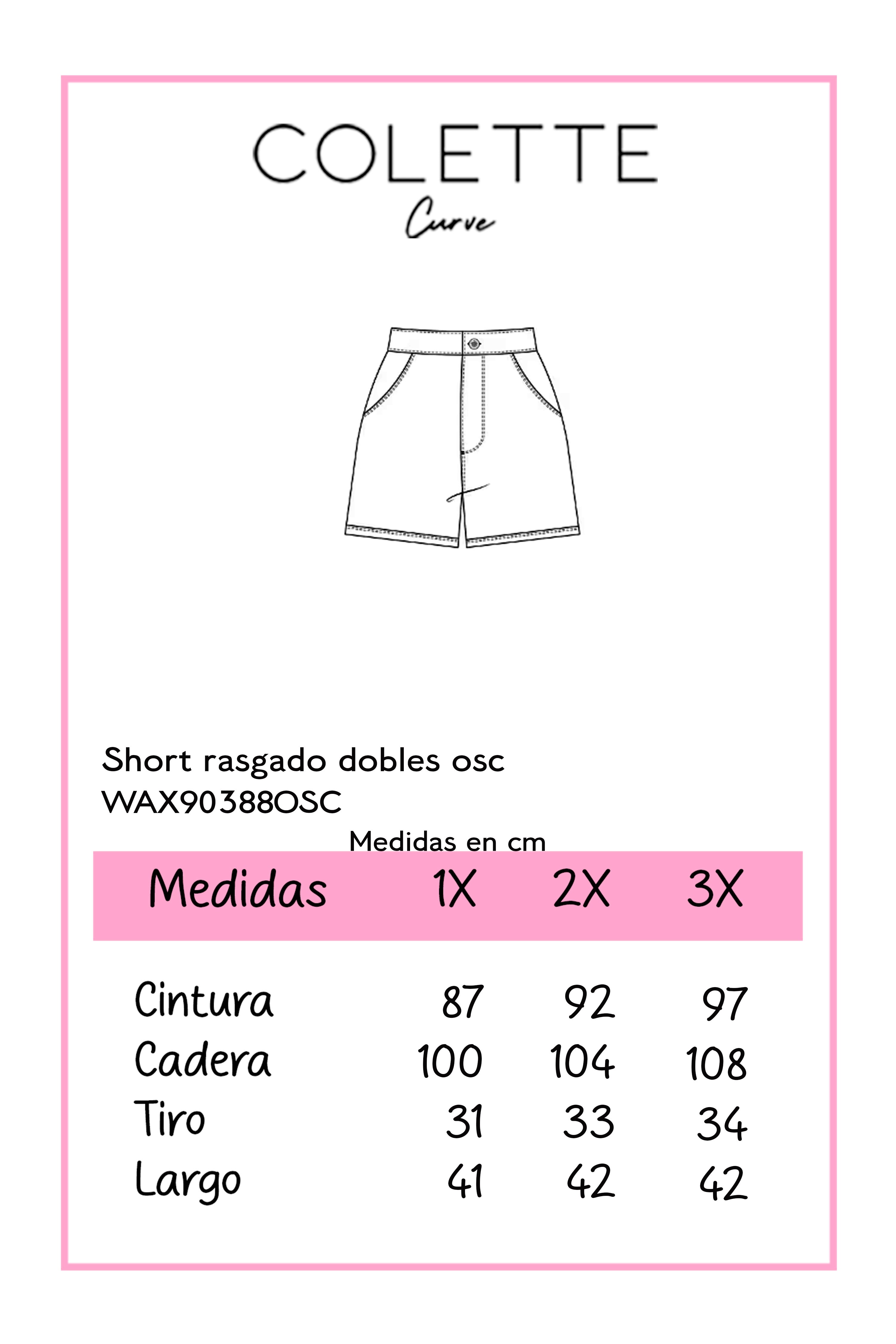 Short rasgado dobles