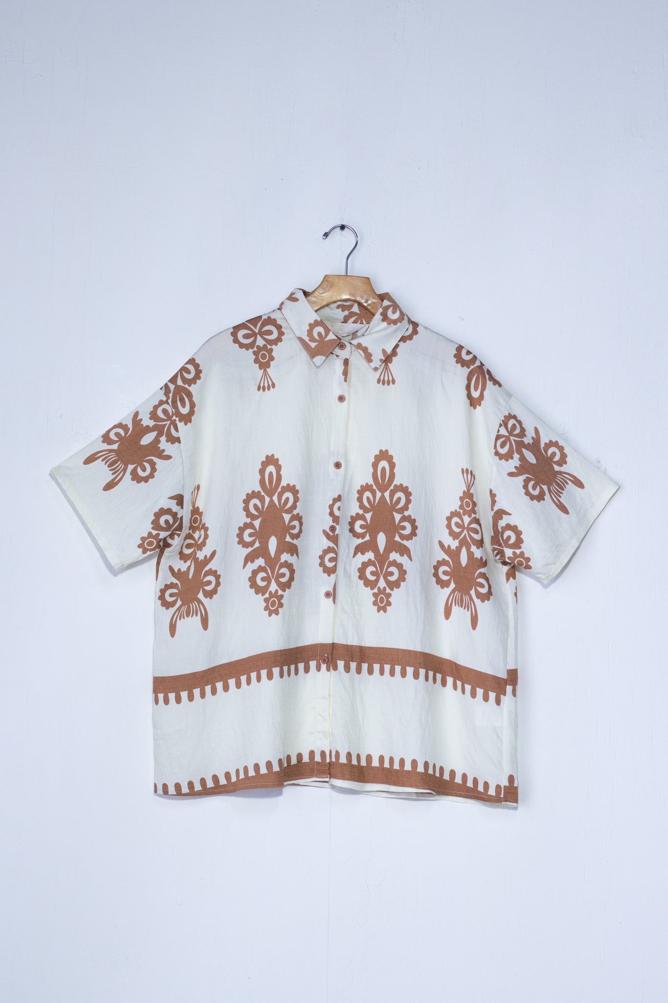 Set short lino estampado