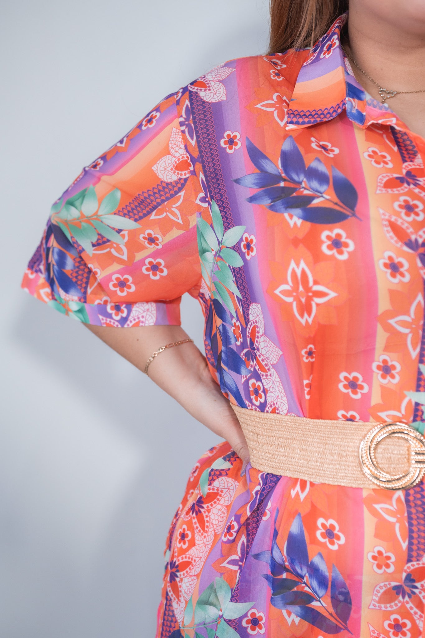 Set short estampado floral