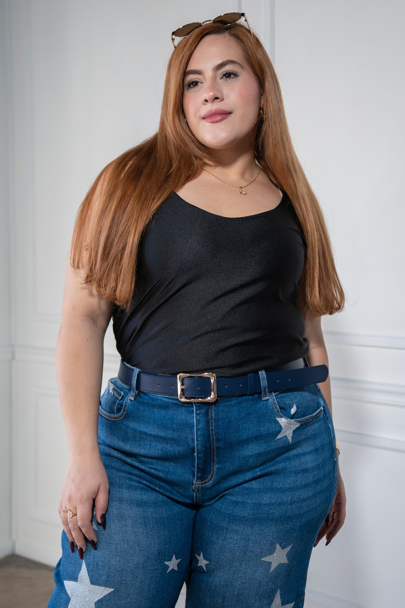 Blusa tirantes satin