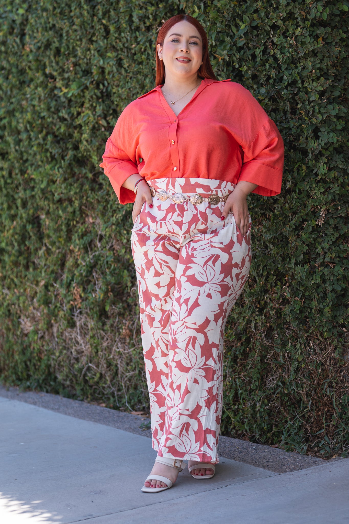 Camisa lisa bonton dorado