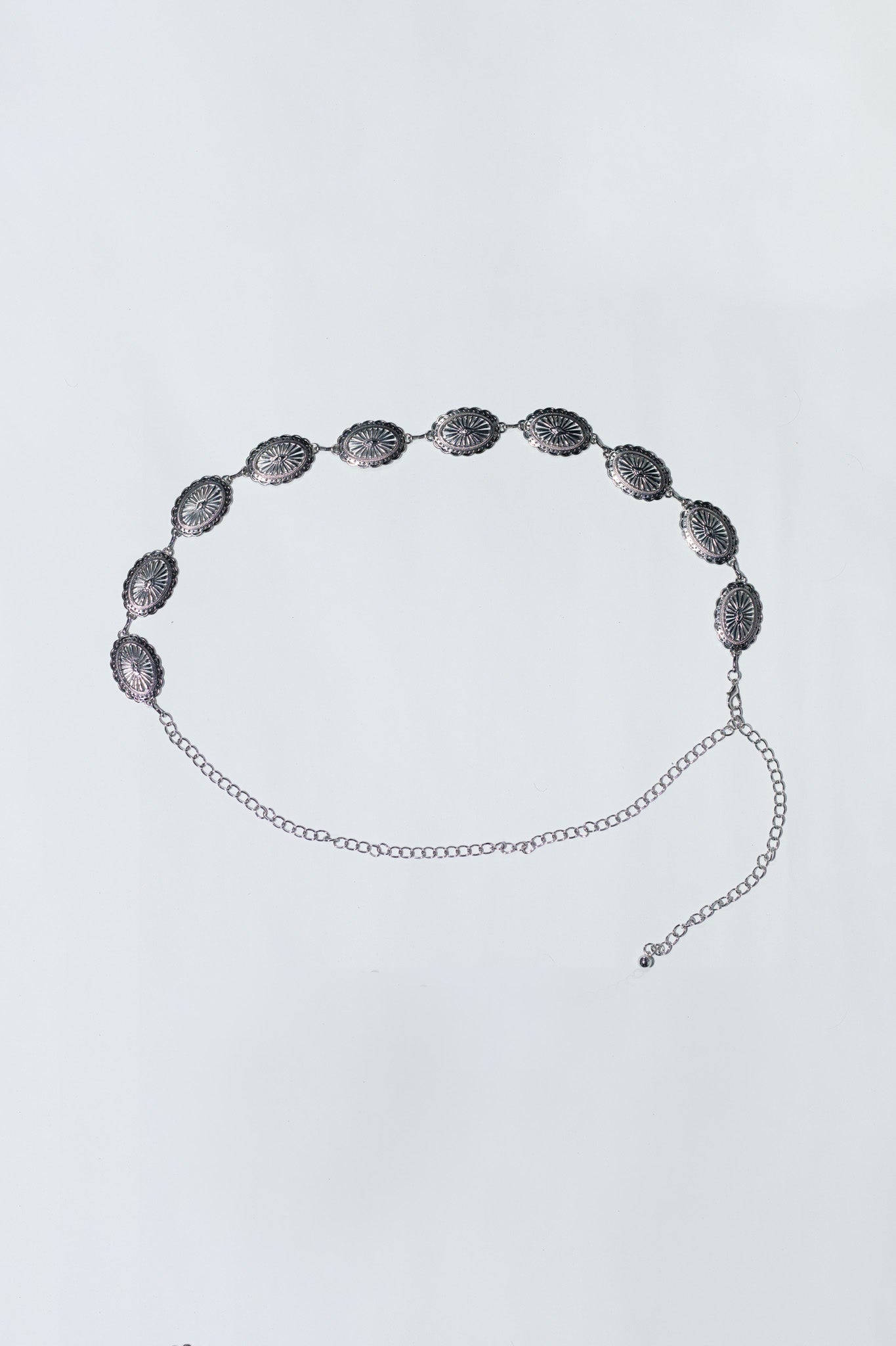 Cinto cadena medallas doradas