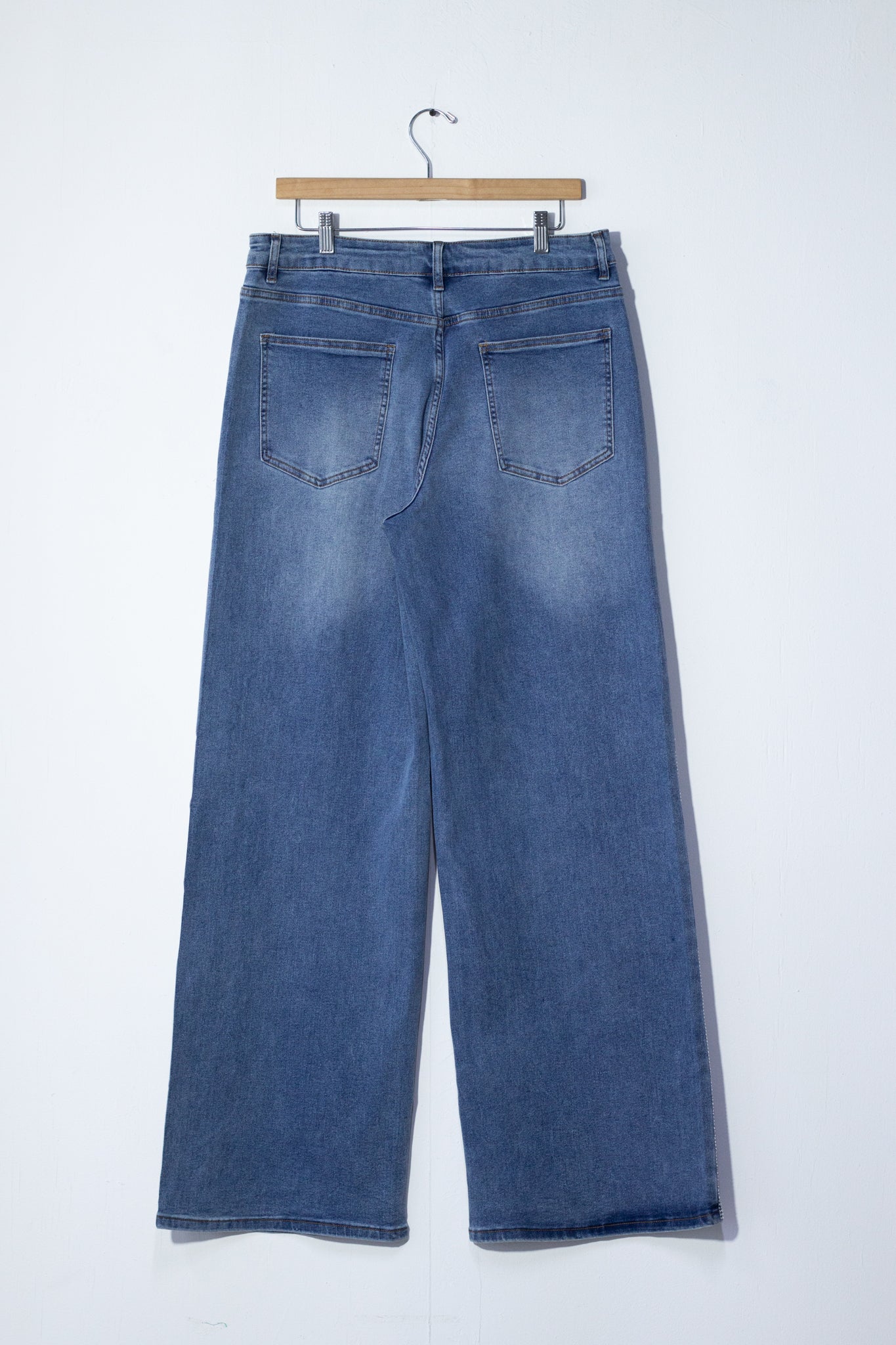 Jeans recto bling bling claro