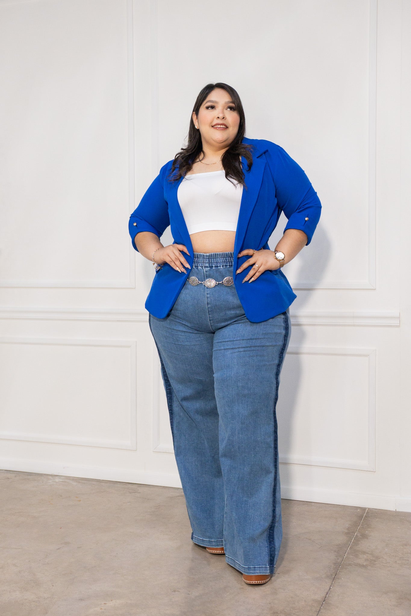 Jeans wide leg jogger