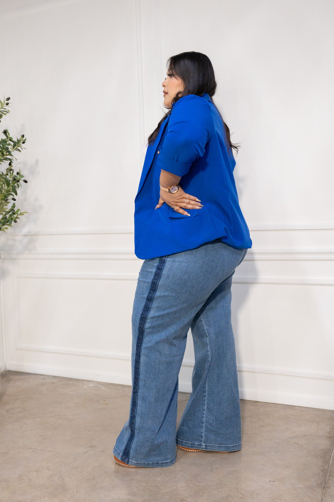 Jeans wide leg jogger