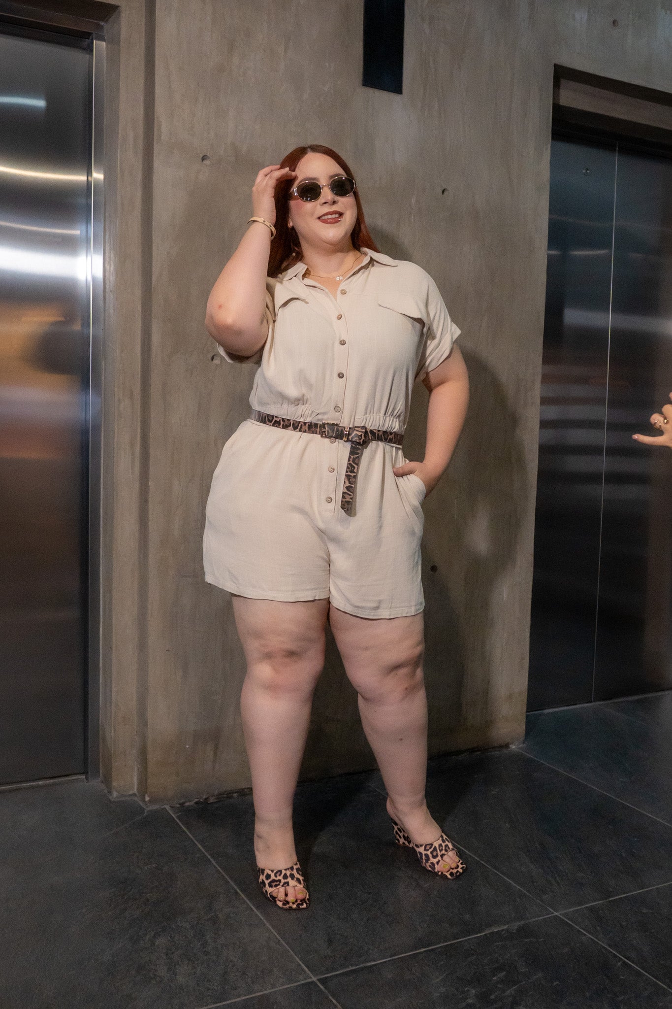 Jumper short liso bei