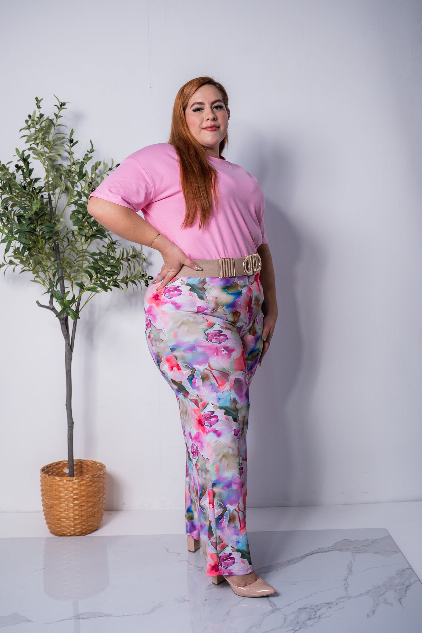 Pantalon estampado floral