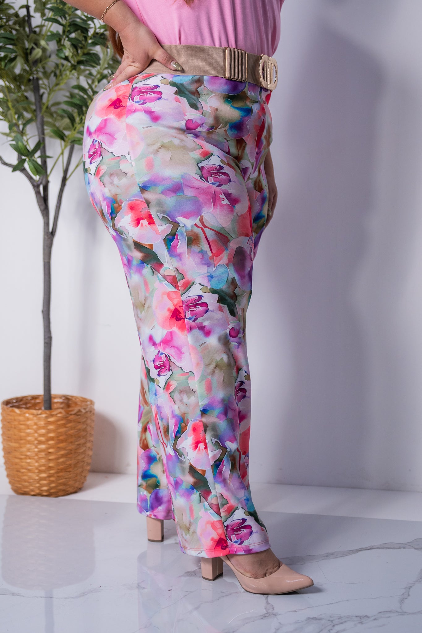 Pantalon estampado floral
