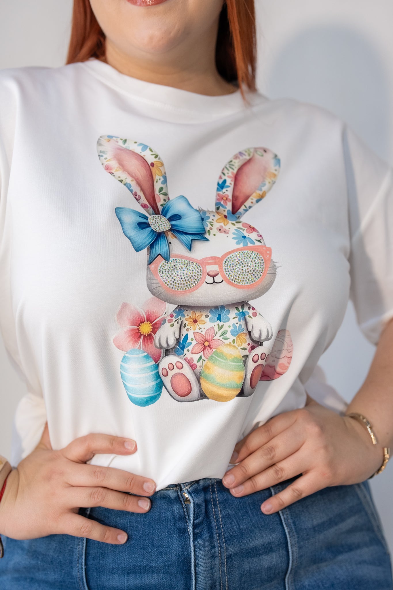 Playera conejo pascua