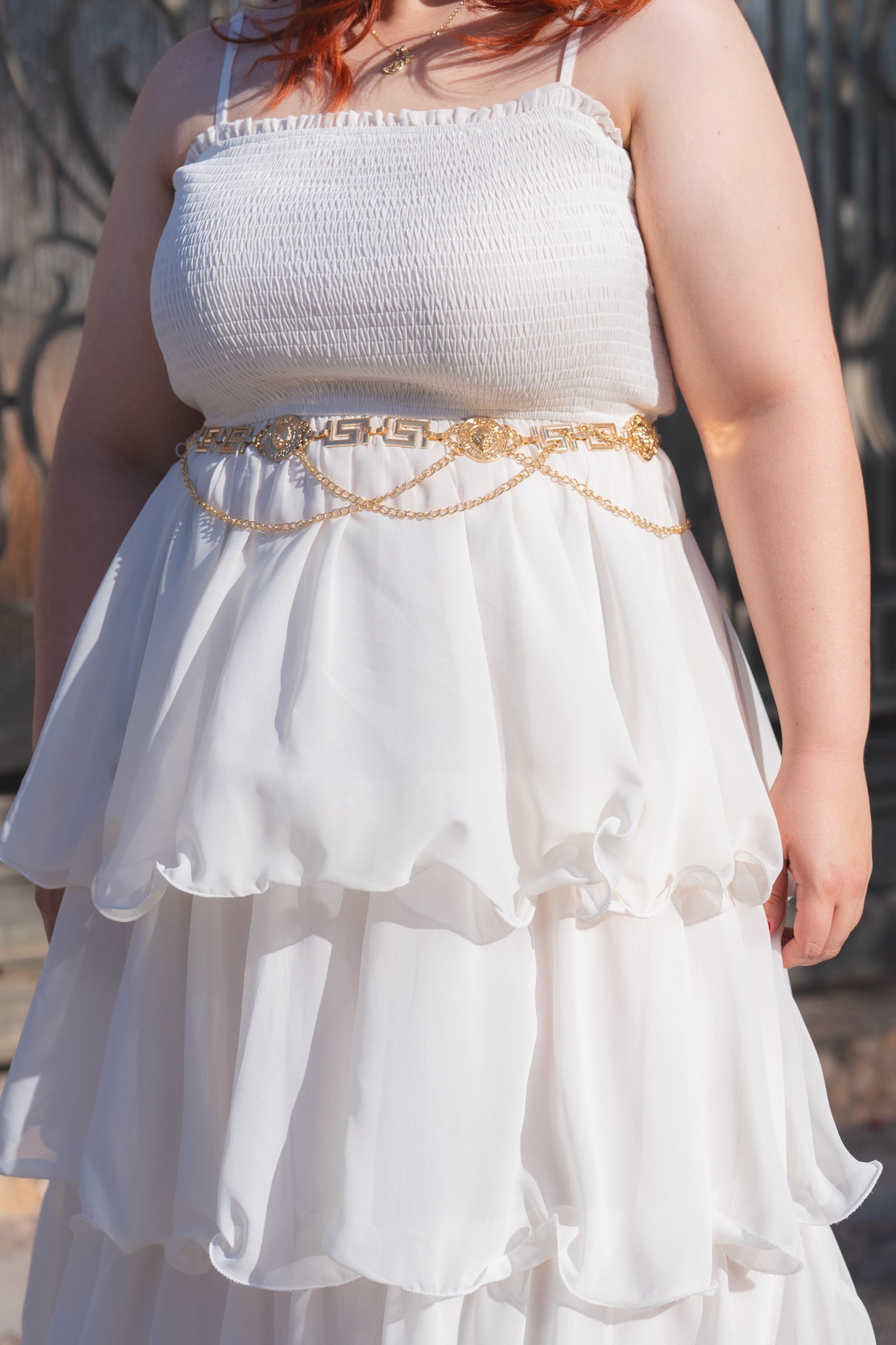 vestido olanes blanco