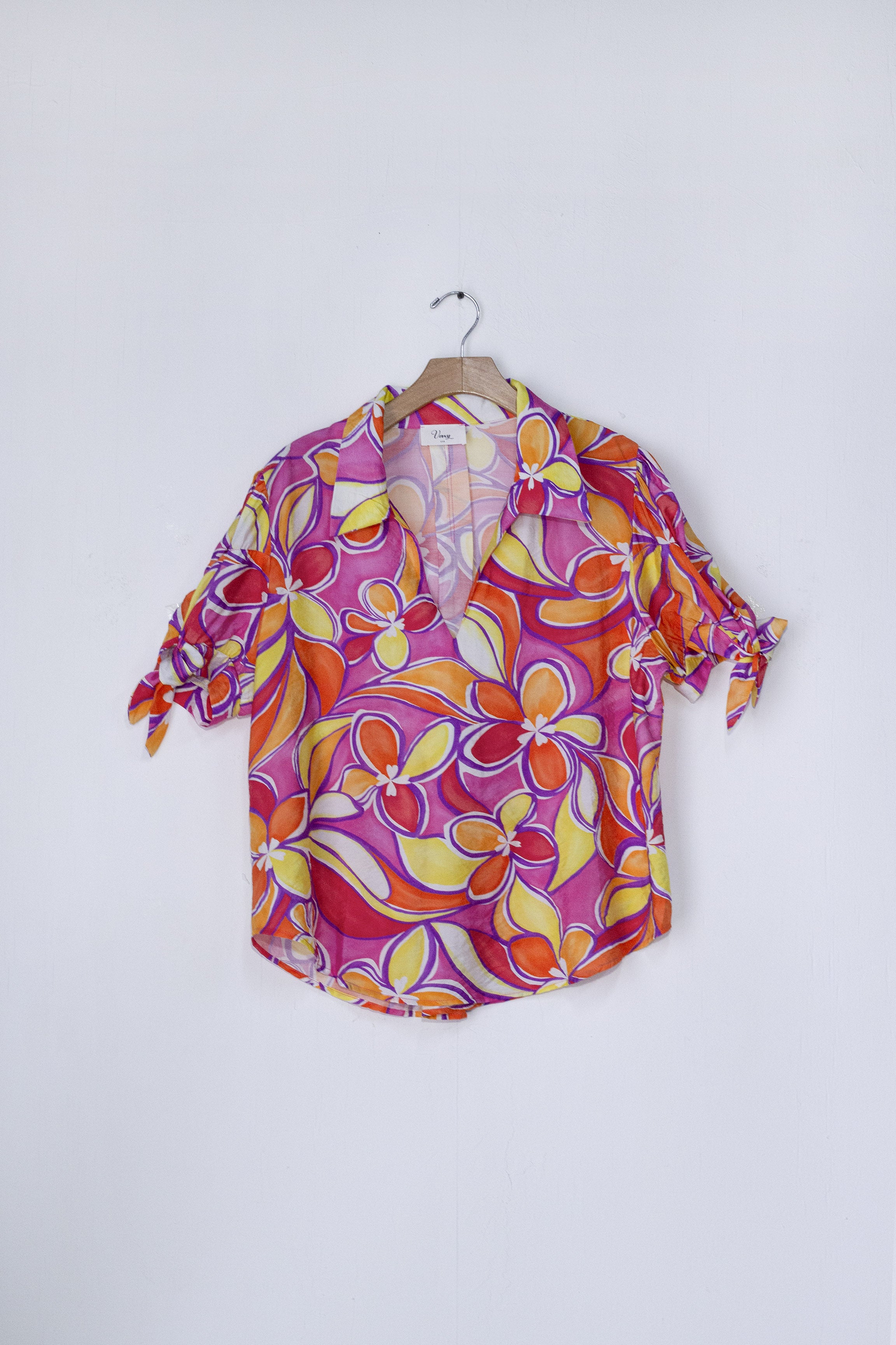 Blusa Floral Rosa