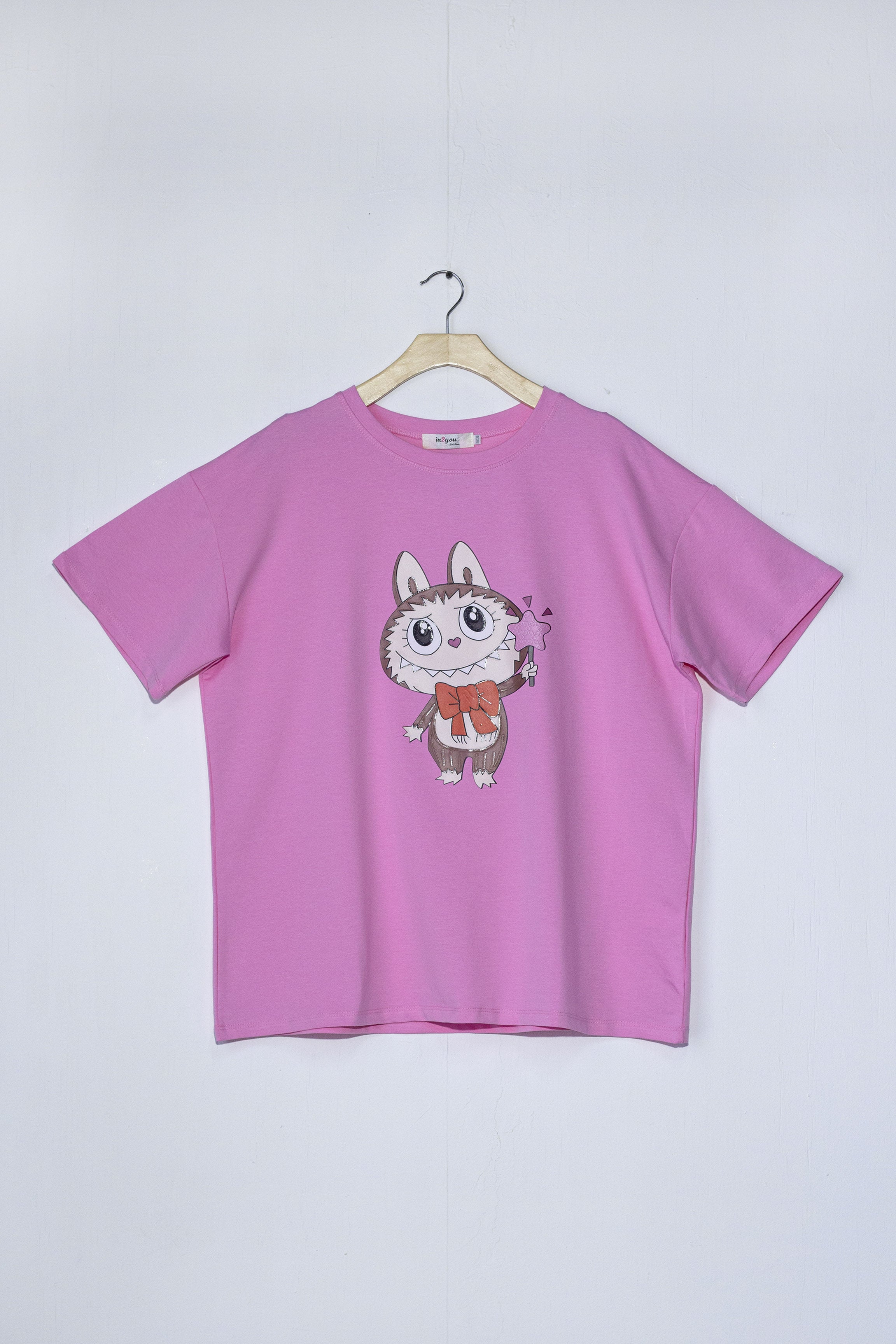 Playera Oversize Labubu Estrella