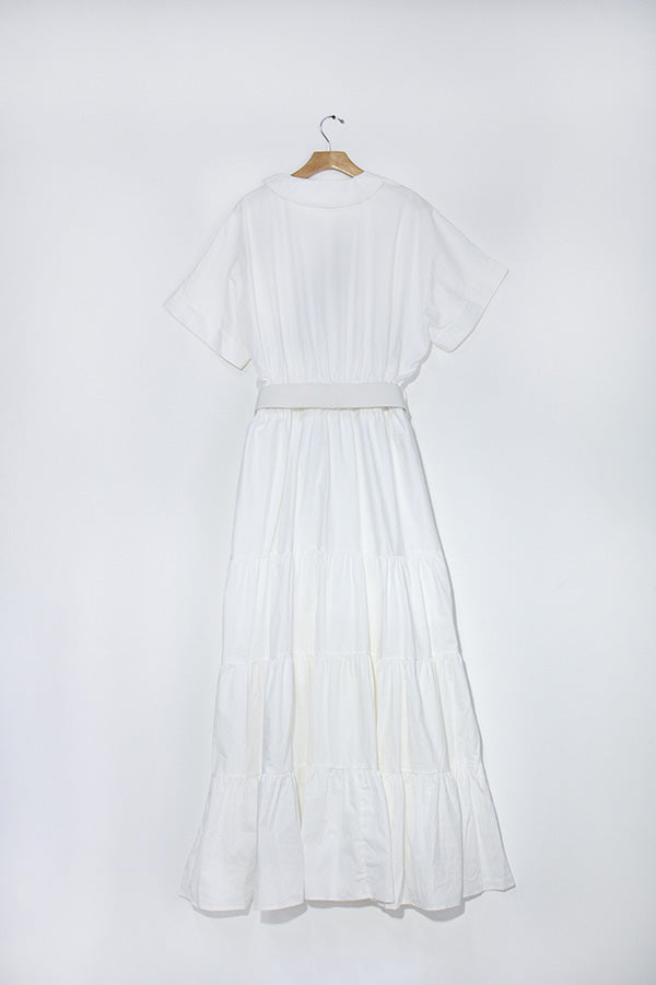 Maxi Vestido Popelina Blanco