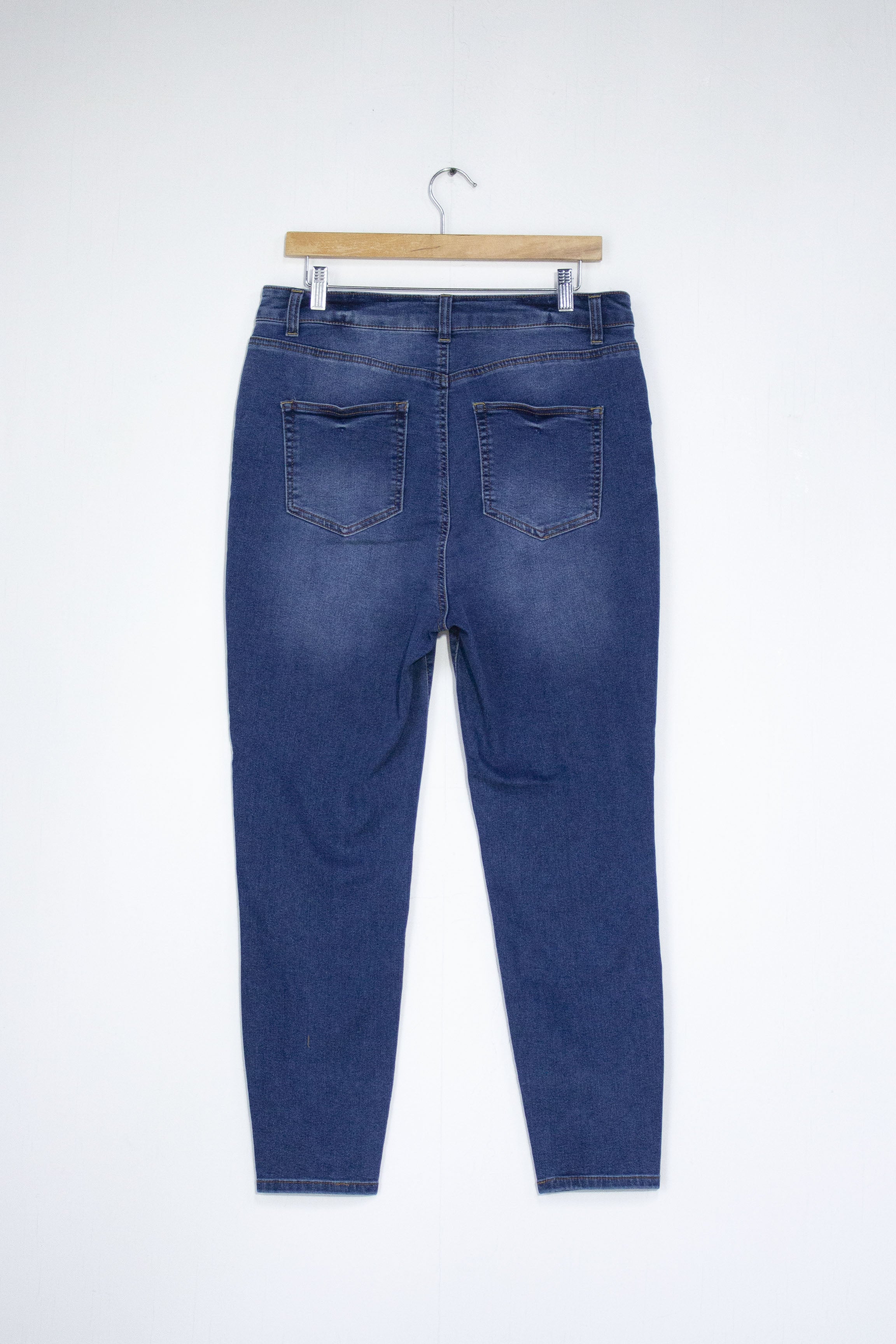 Jeans Skinny Liso Strech