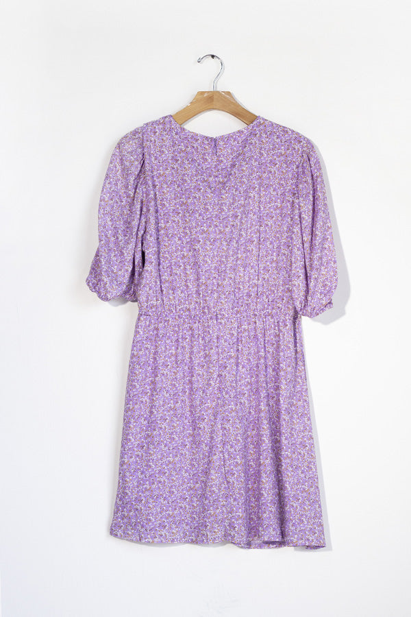 Vestido corto estampado
