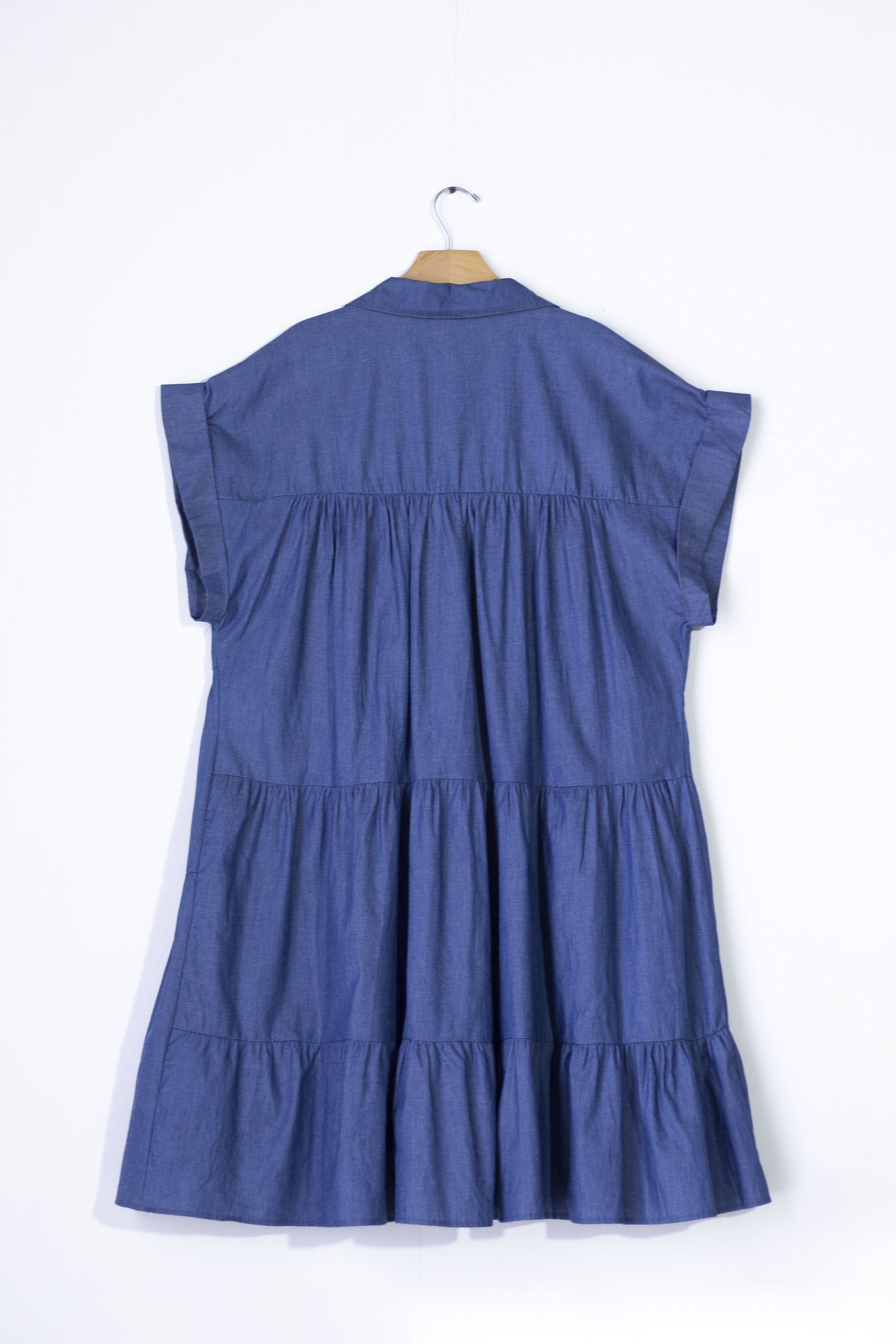 Vestido corto Denim con botones
