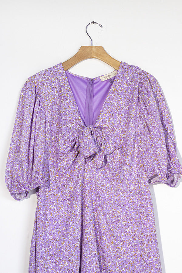 Vestido corto estampado