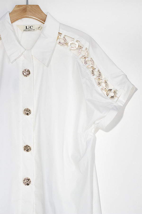 Camisa Detalles Cadena