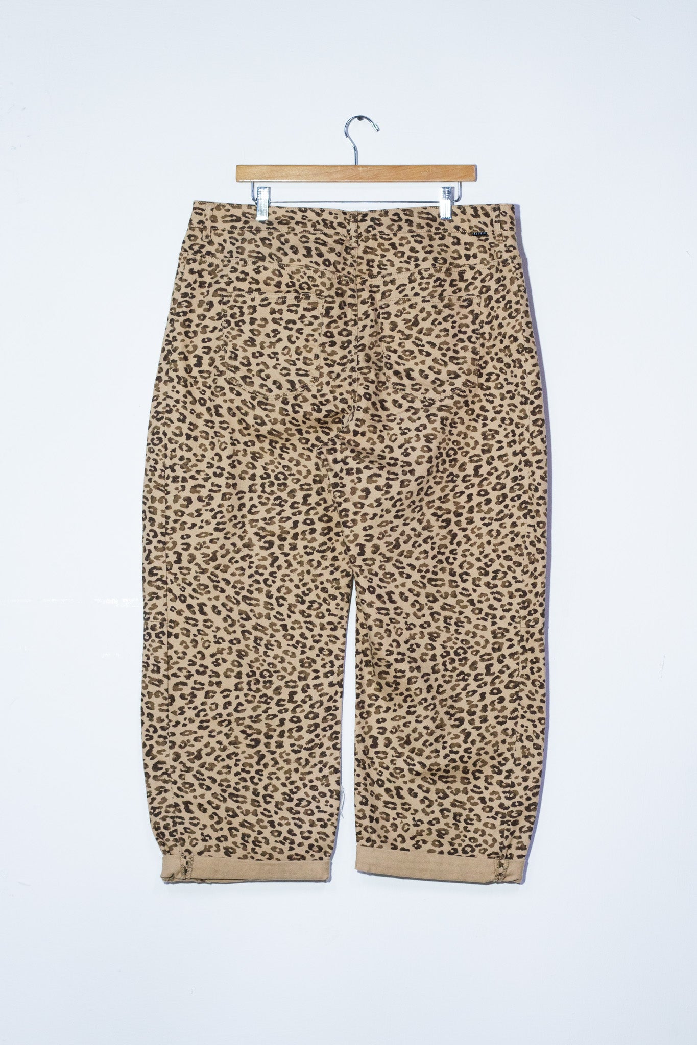 Jeans barrel leopardo