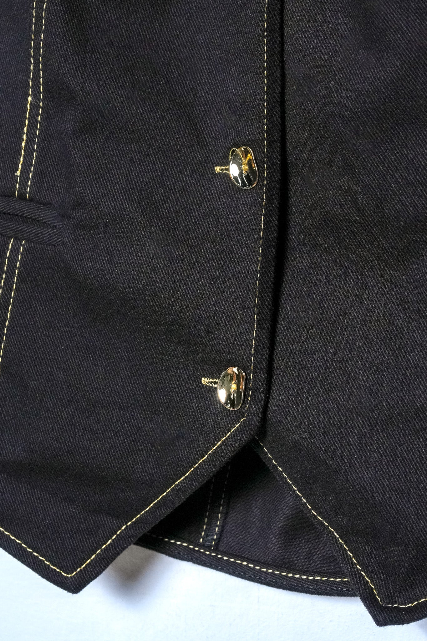 Chaleco halter denim