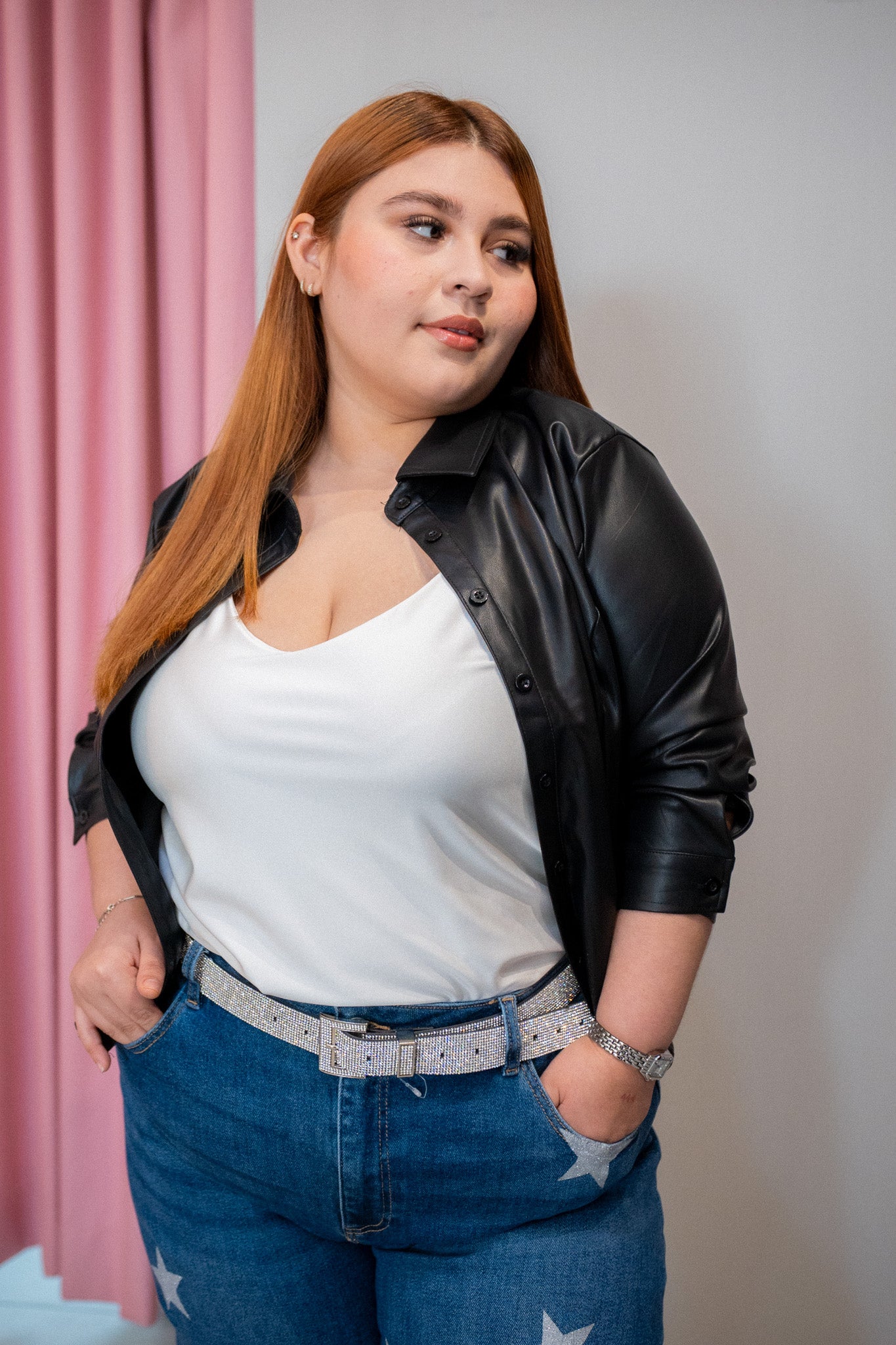 Blusa tirantes satin