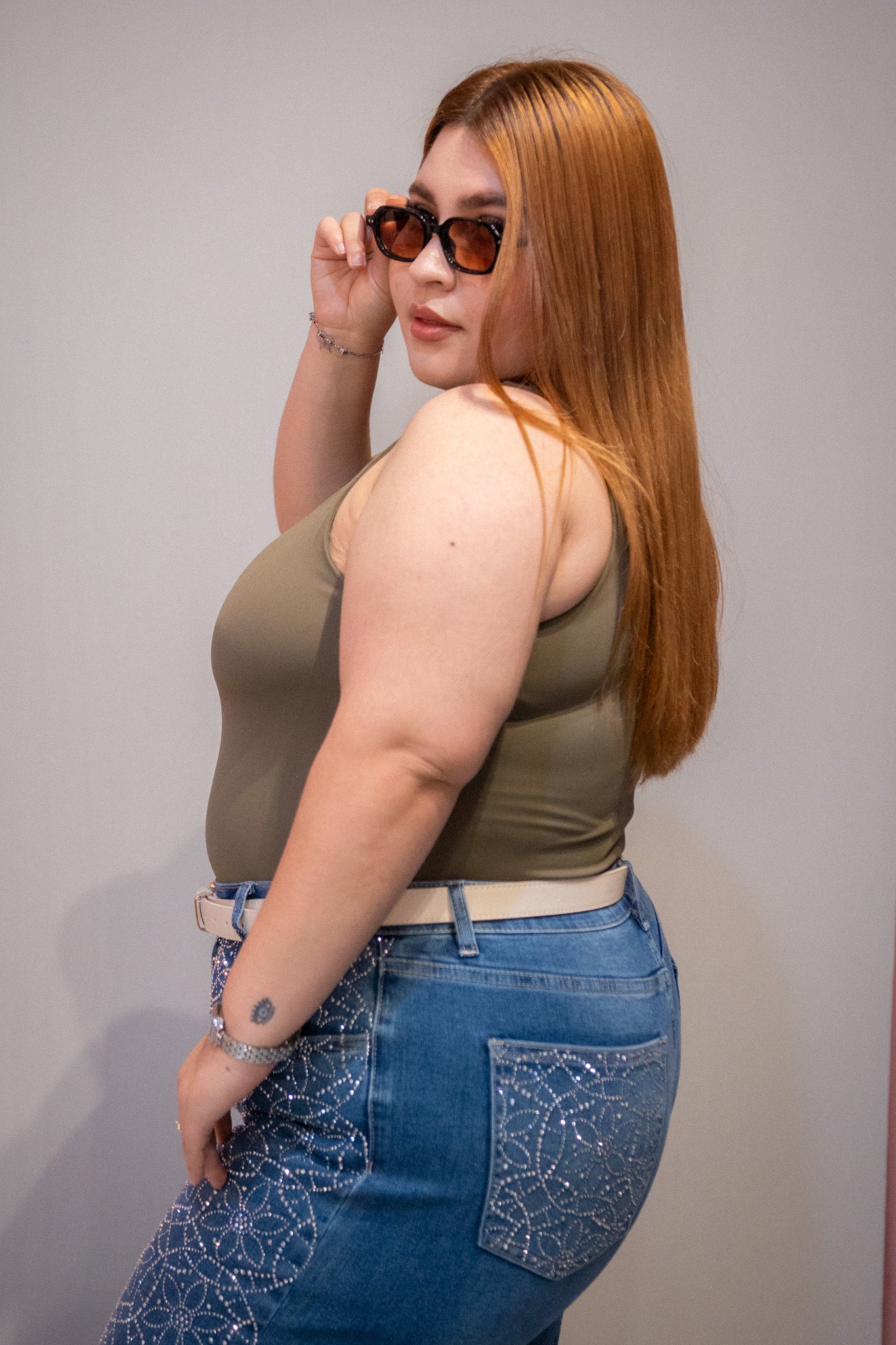 Panty blusa lisa olivo