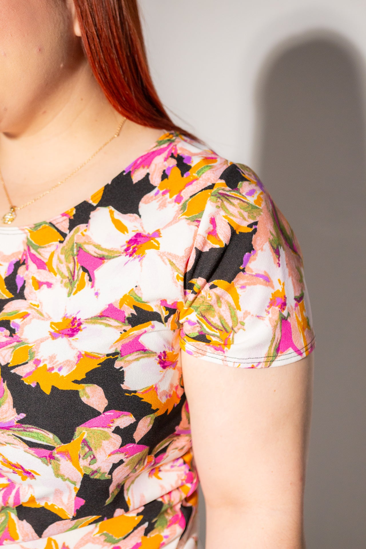 Blusa Estampada Floral Curvy