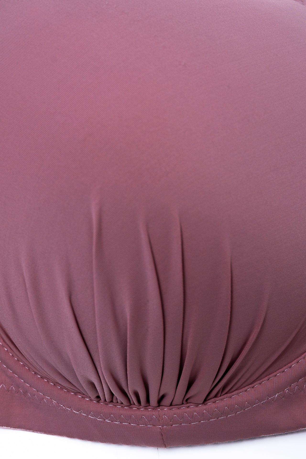 Brasier Liso Rosa Curvy