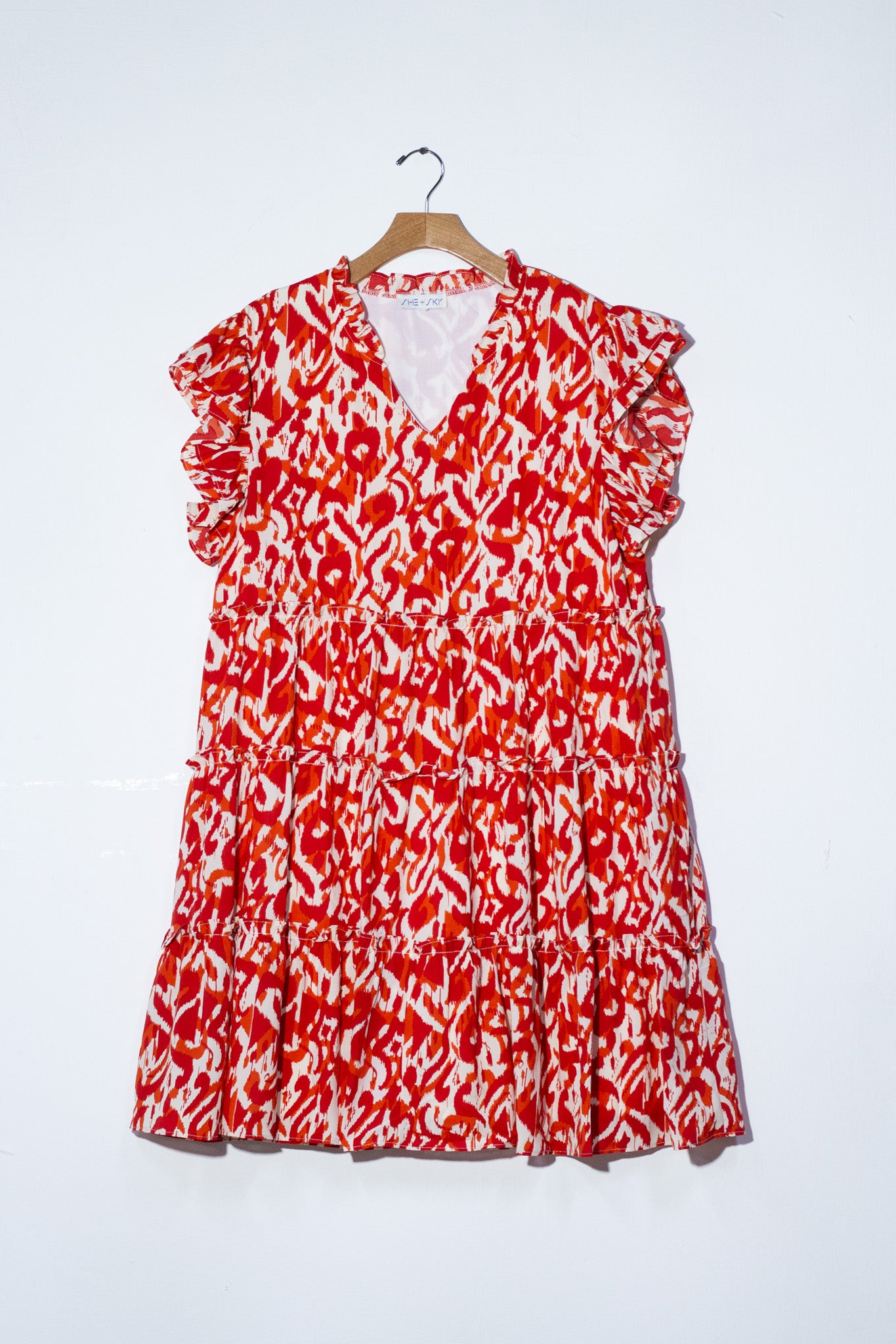 Vestido holanes estampado