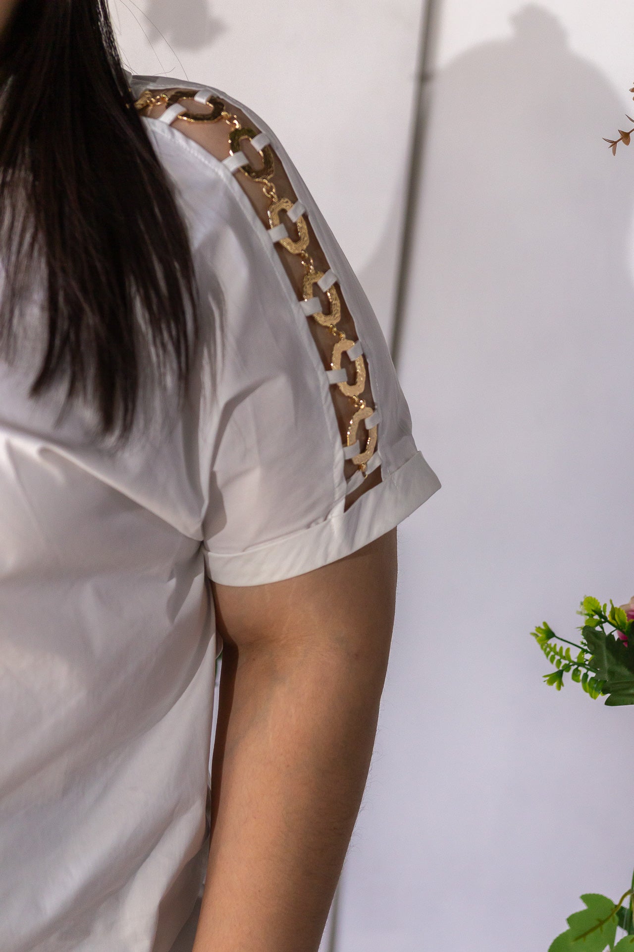 Camisa Detalles Cadena