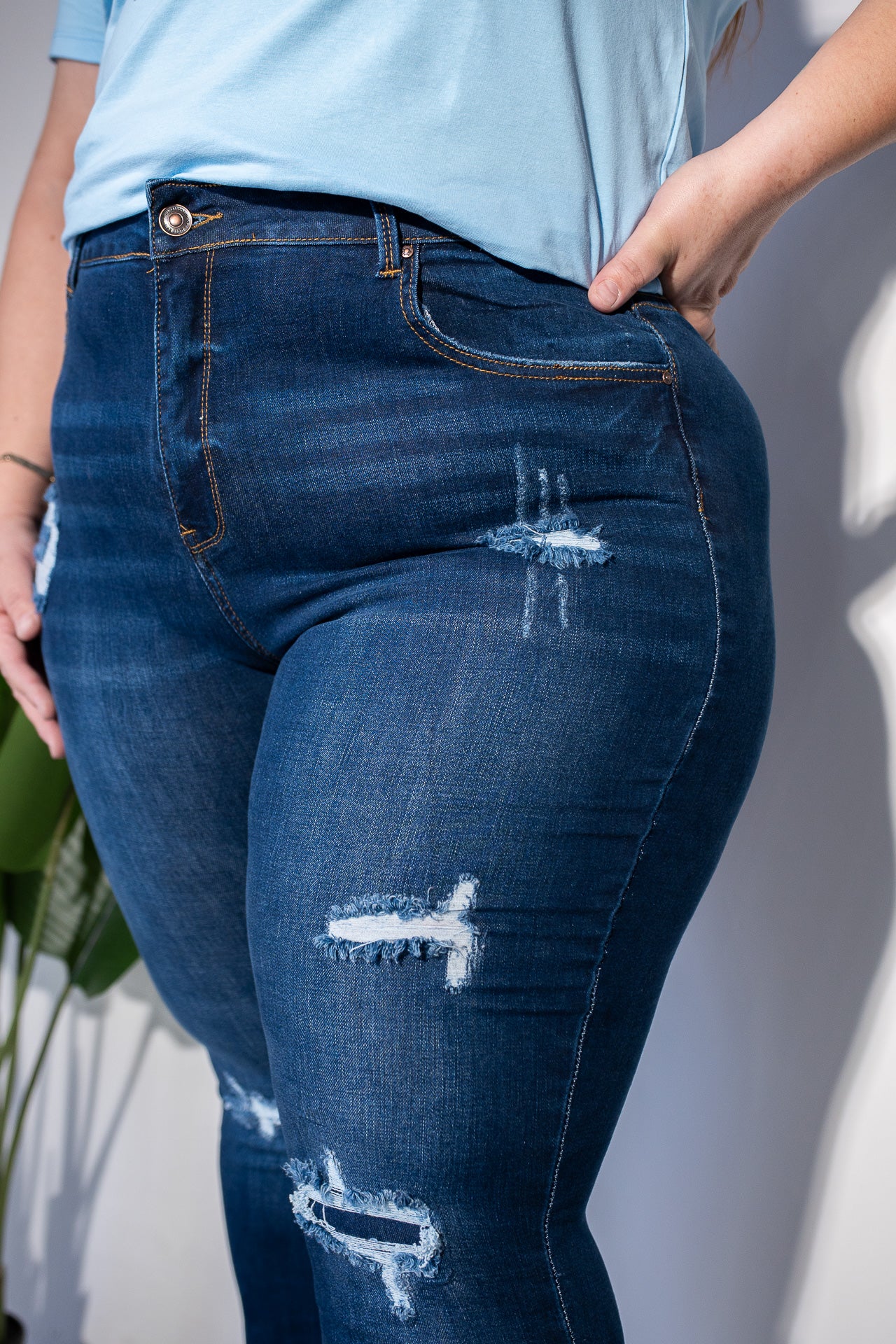 Jeans Skinny Rasgado