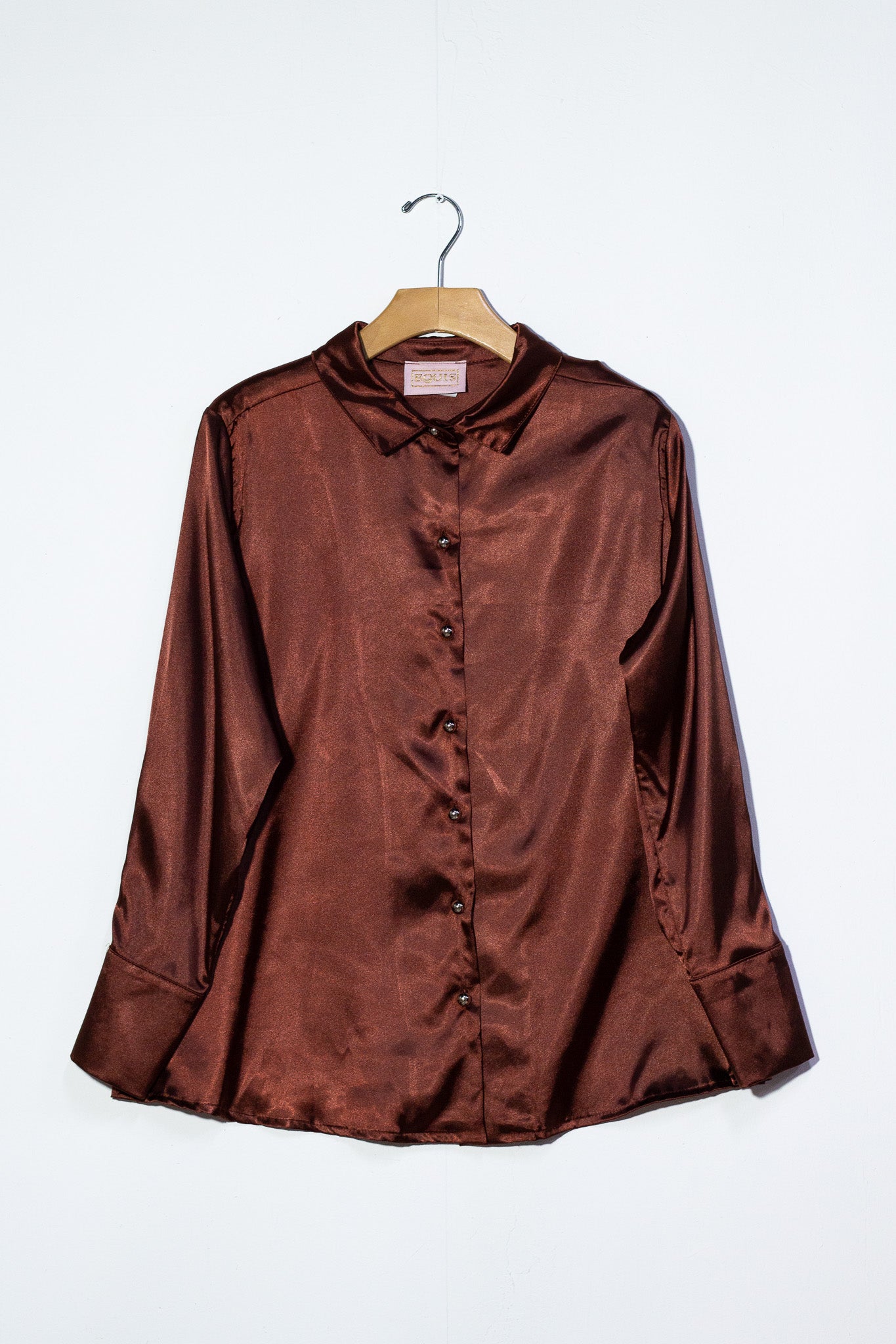 Camisa satin lisa chedron